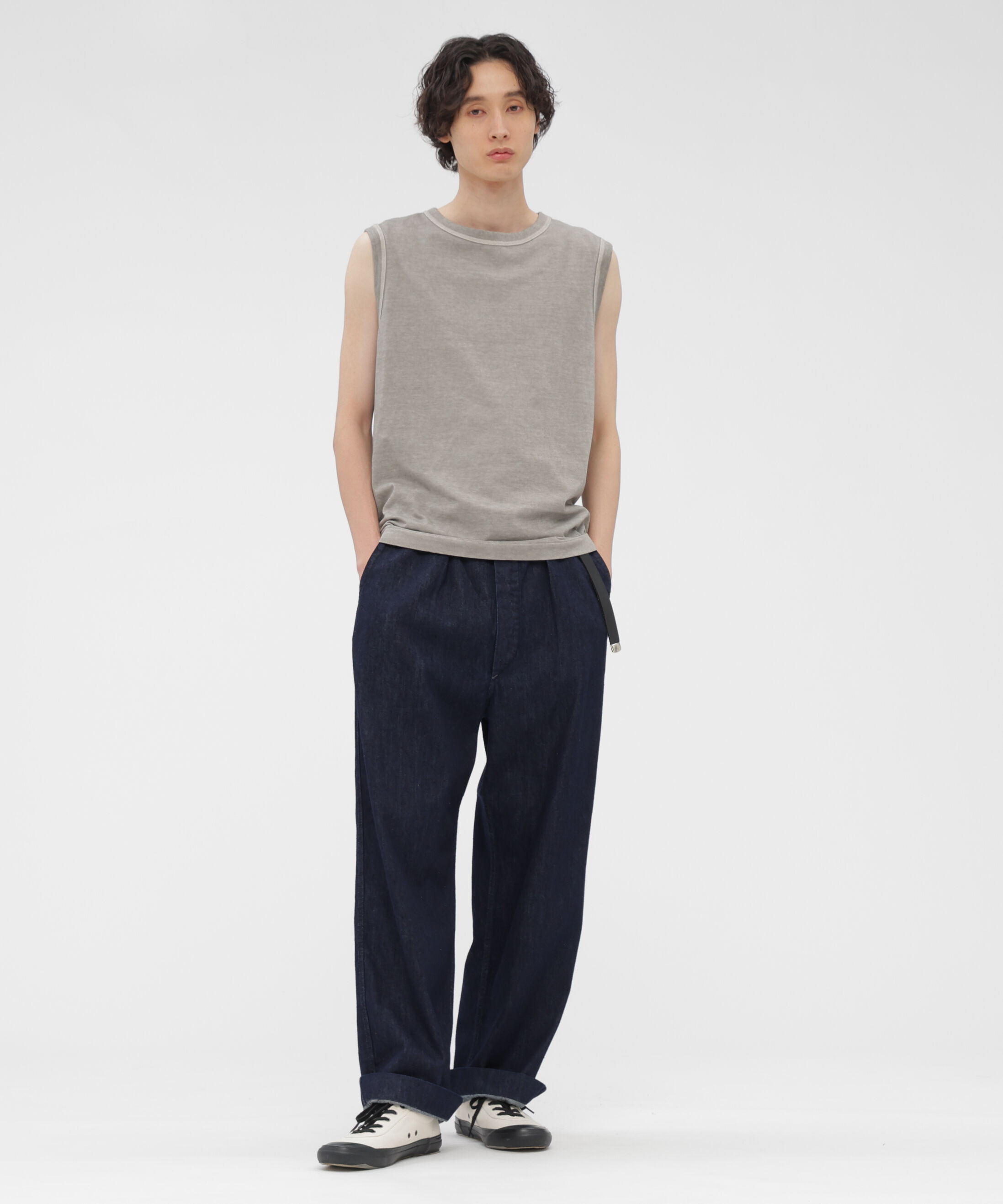 MHL.「GARMENT DYE BASIC JERSEY TOP」|Tシャツ・カットソー|