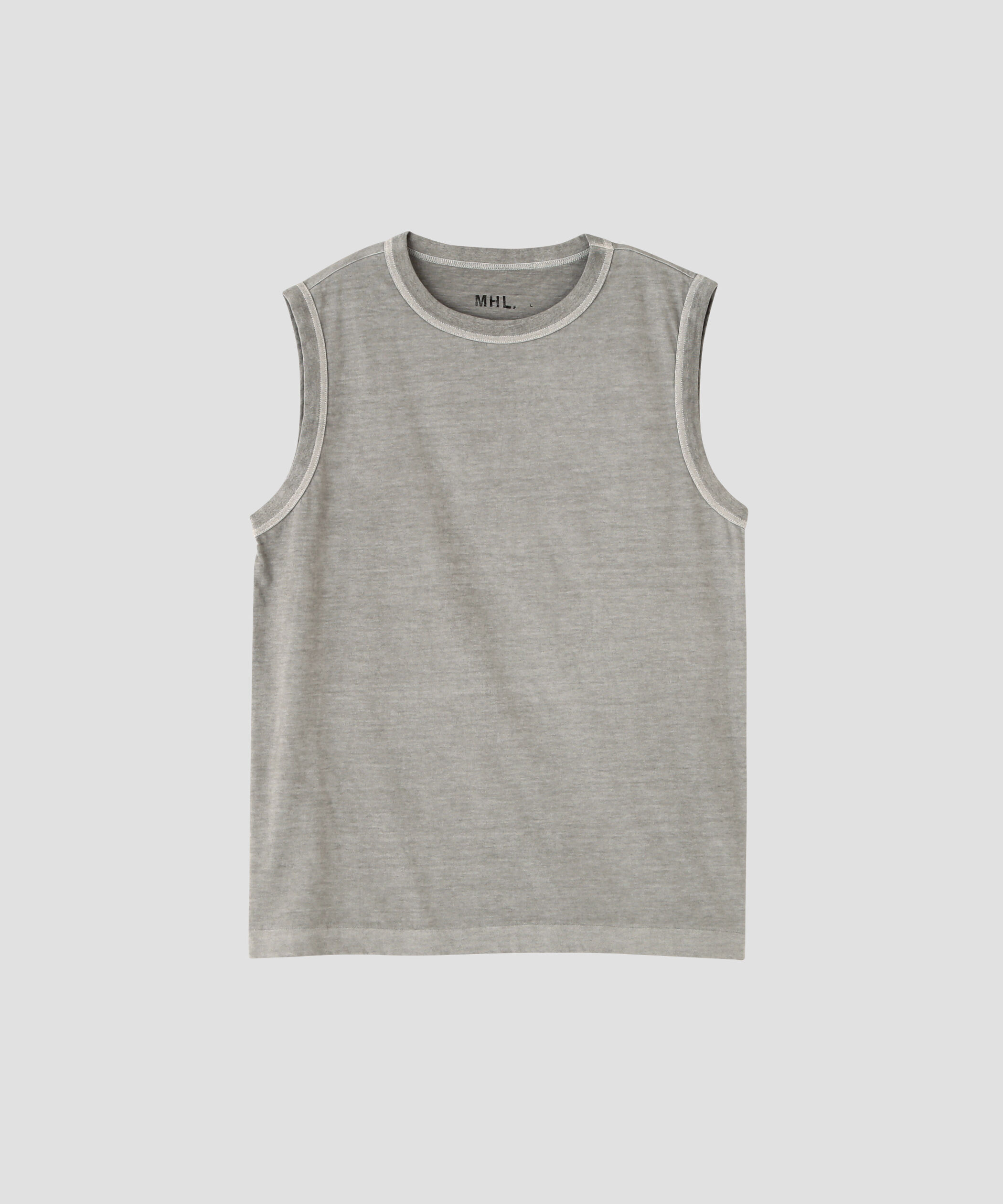 MHL.「GARMENT DYE BASIC JERSEY TOP」|Tシャツ・カットソー|