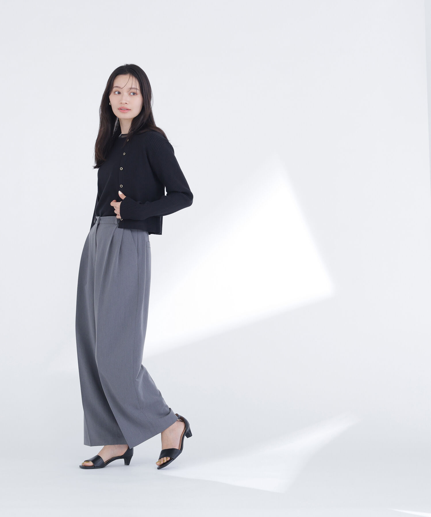  「シアーラインニットアンサンブル」|ニット・セーター|