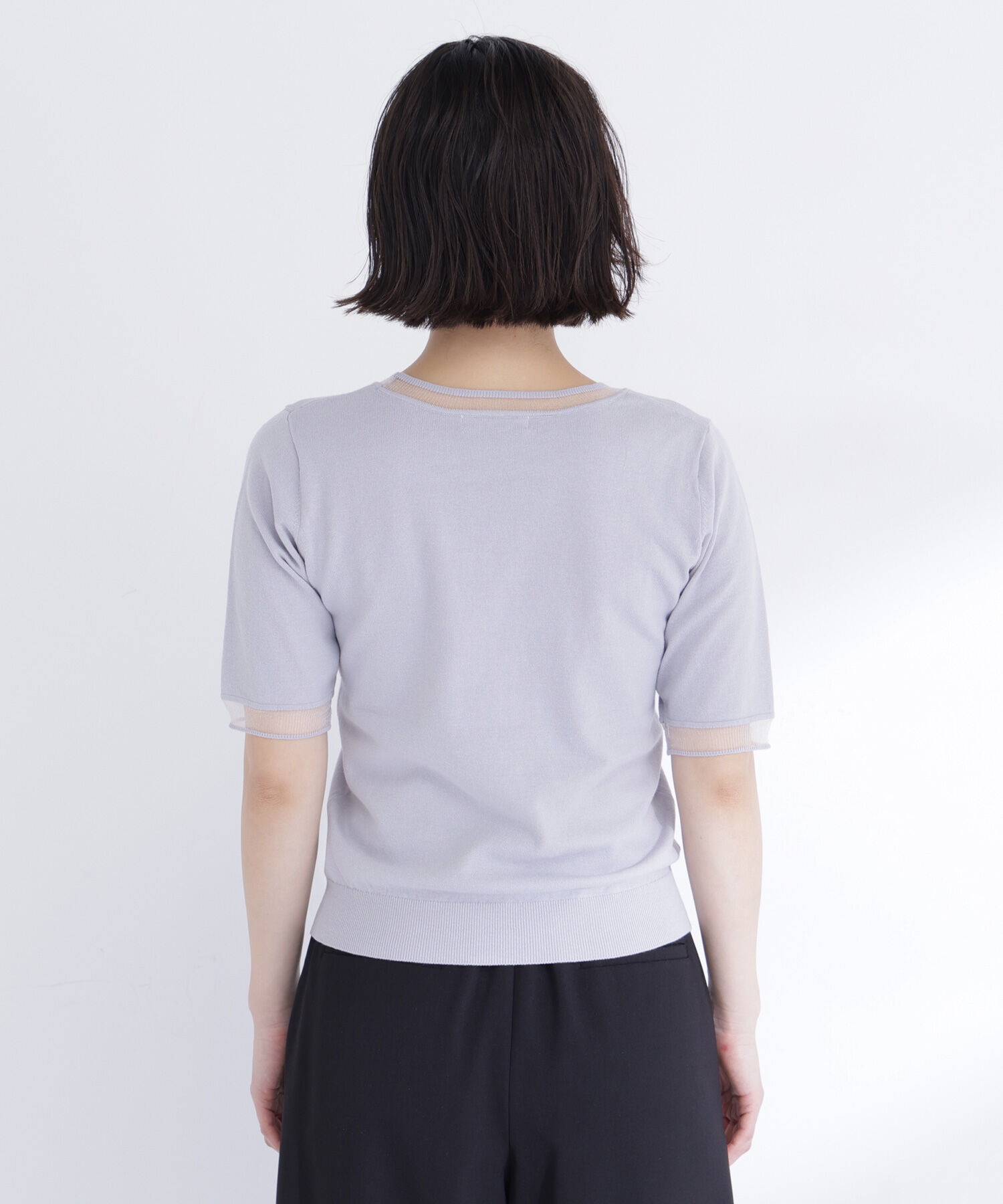  「シアーラインニットアンサンブル」|ニット・セーター|