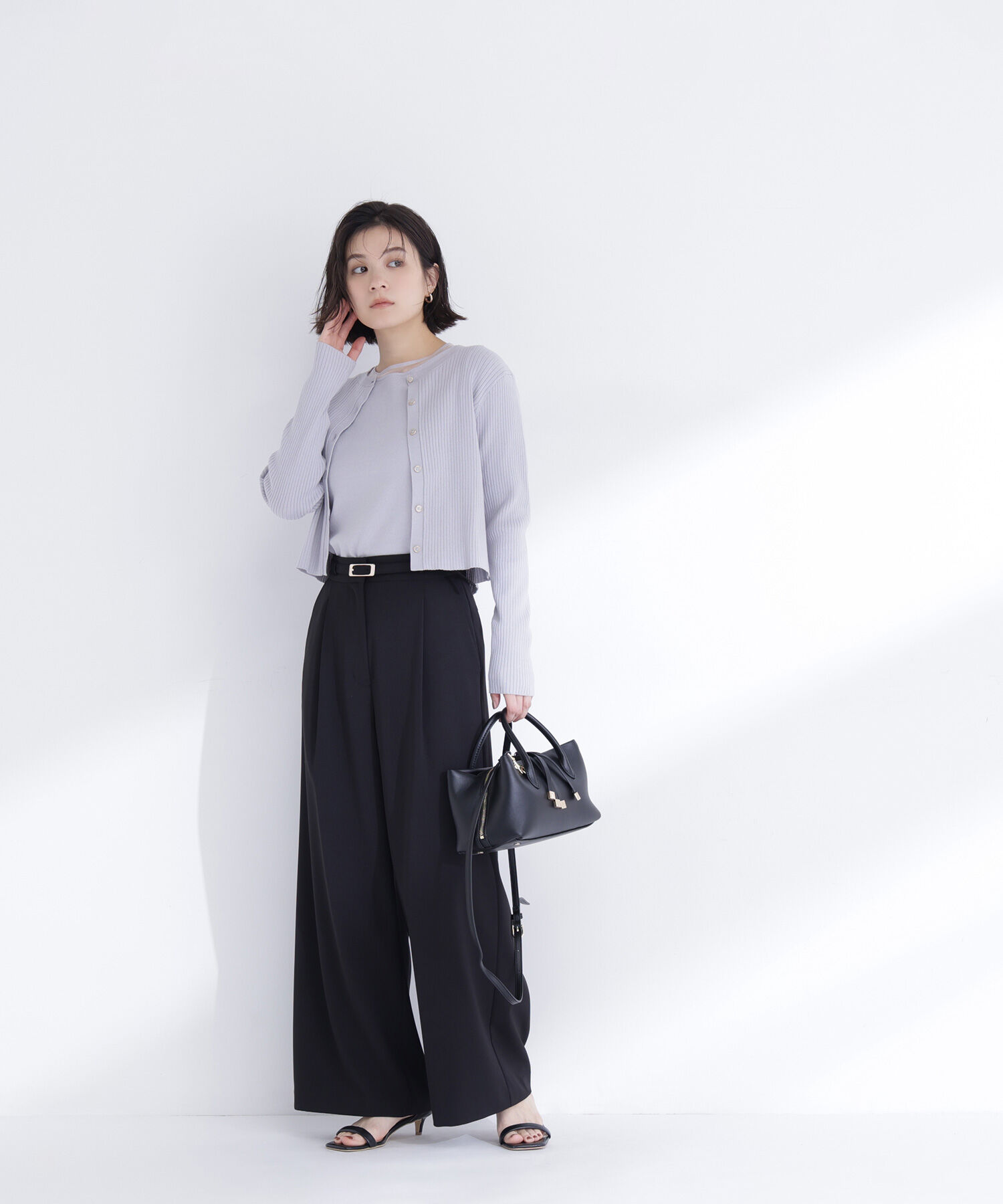  「シアーラインニットアンサンブル」|ニット・セーター|