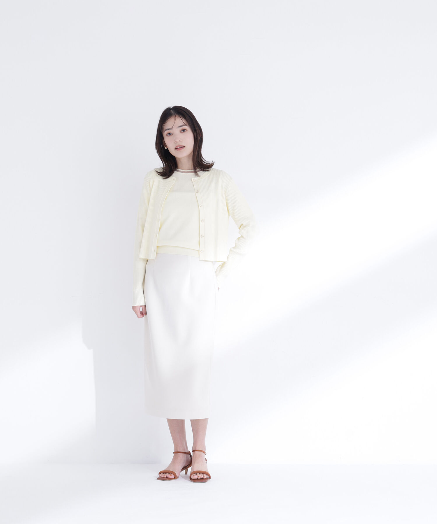  「シアーラインニットアンサンブル」|ニット・セーター|