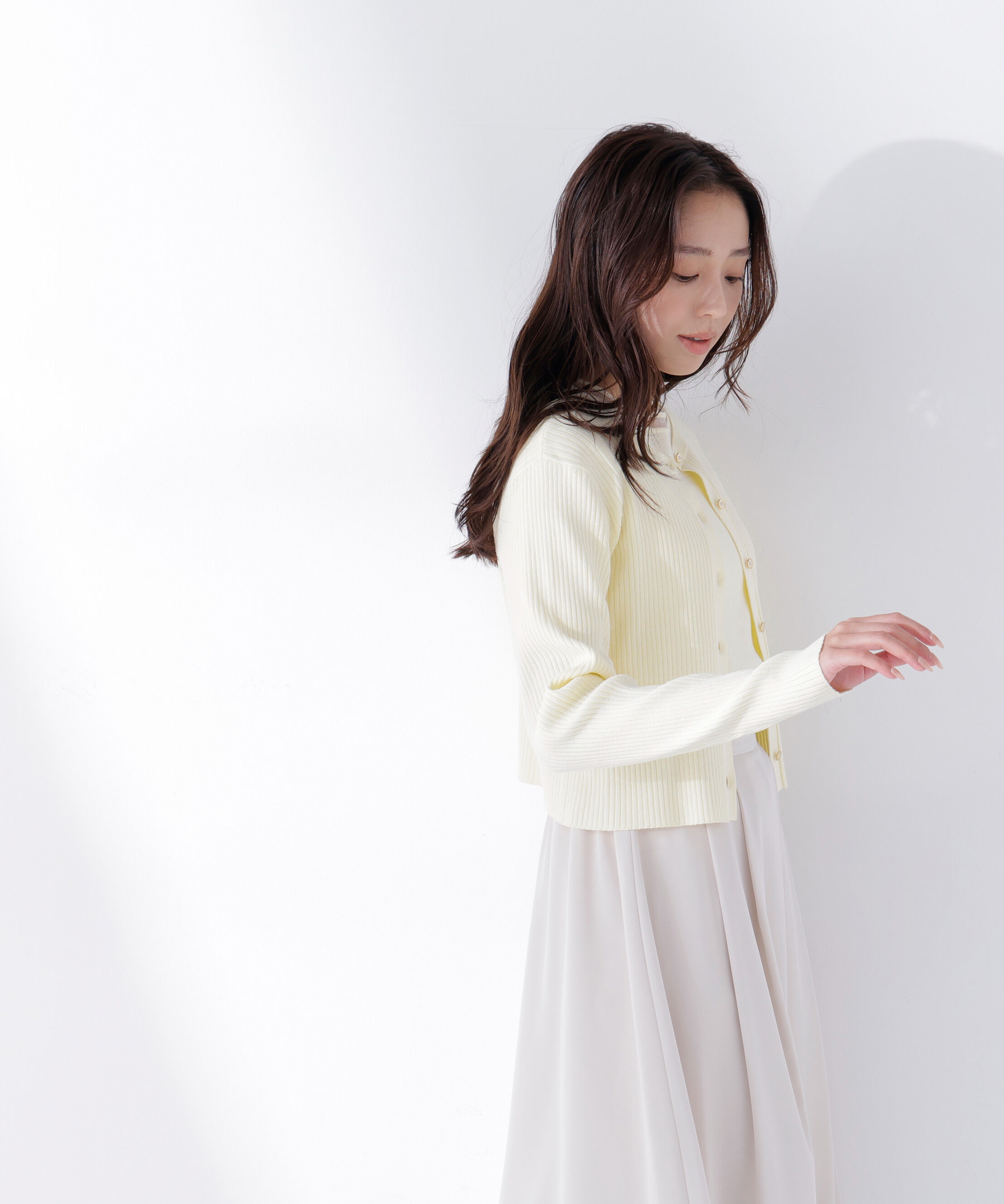  「シアーラインニットアンサンブル」|ニット・セーター|