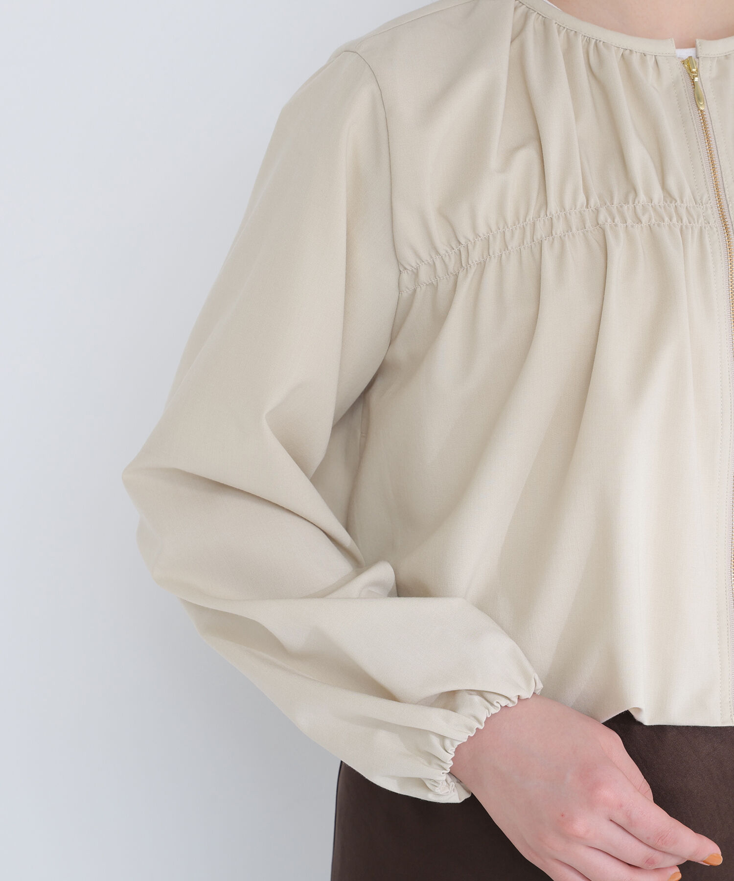  「シャーリングブルゾン」|ブルゾン・スタジャン|