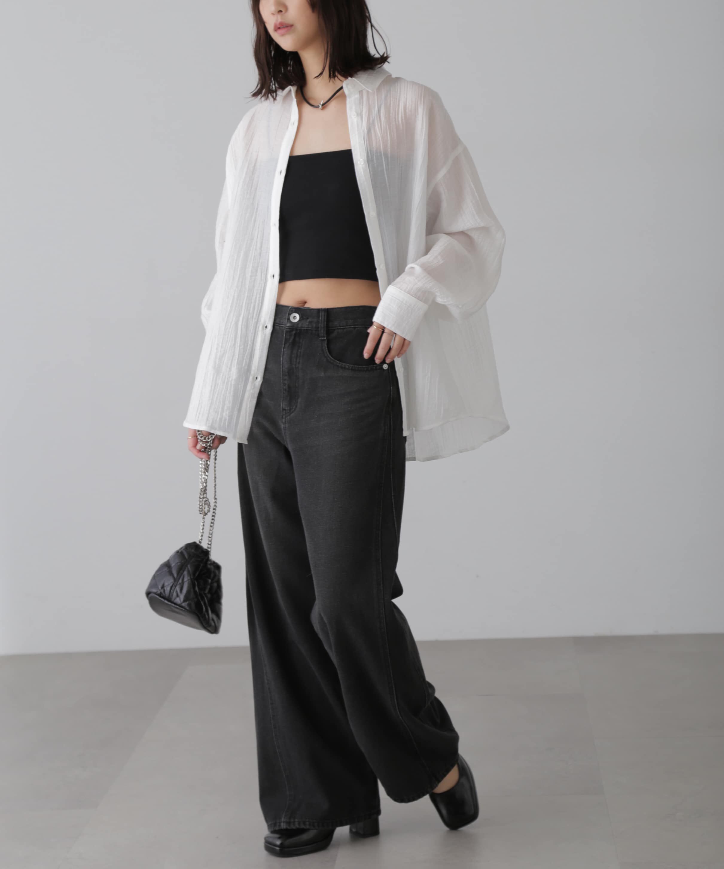  「ワッシャービッグシャツ」|シャツ・ブラウス|