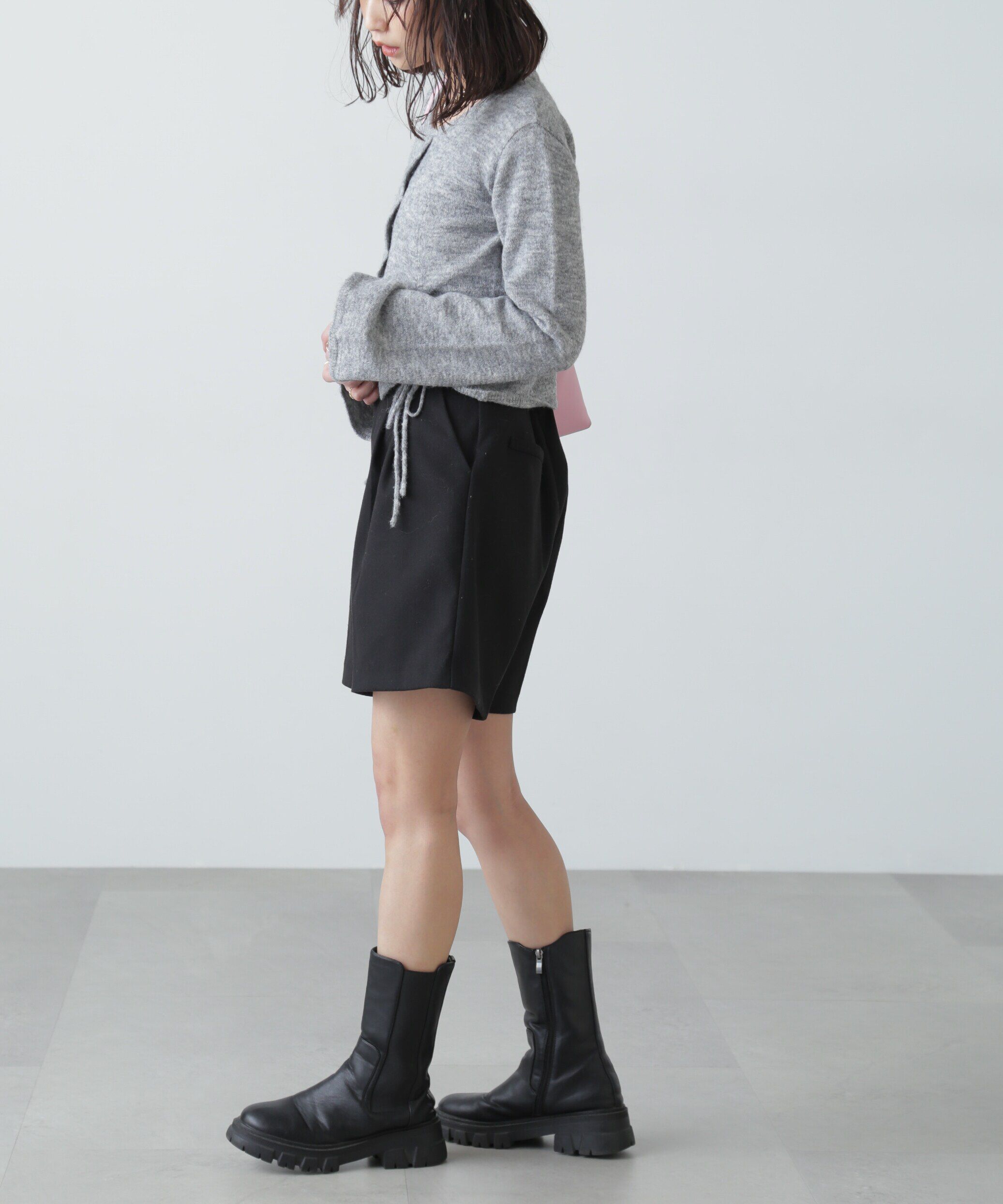  「ドロストクルーネックニット」|ニット・セーター|