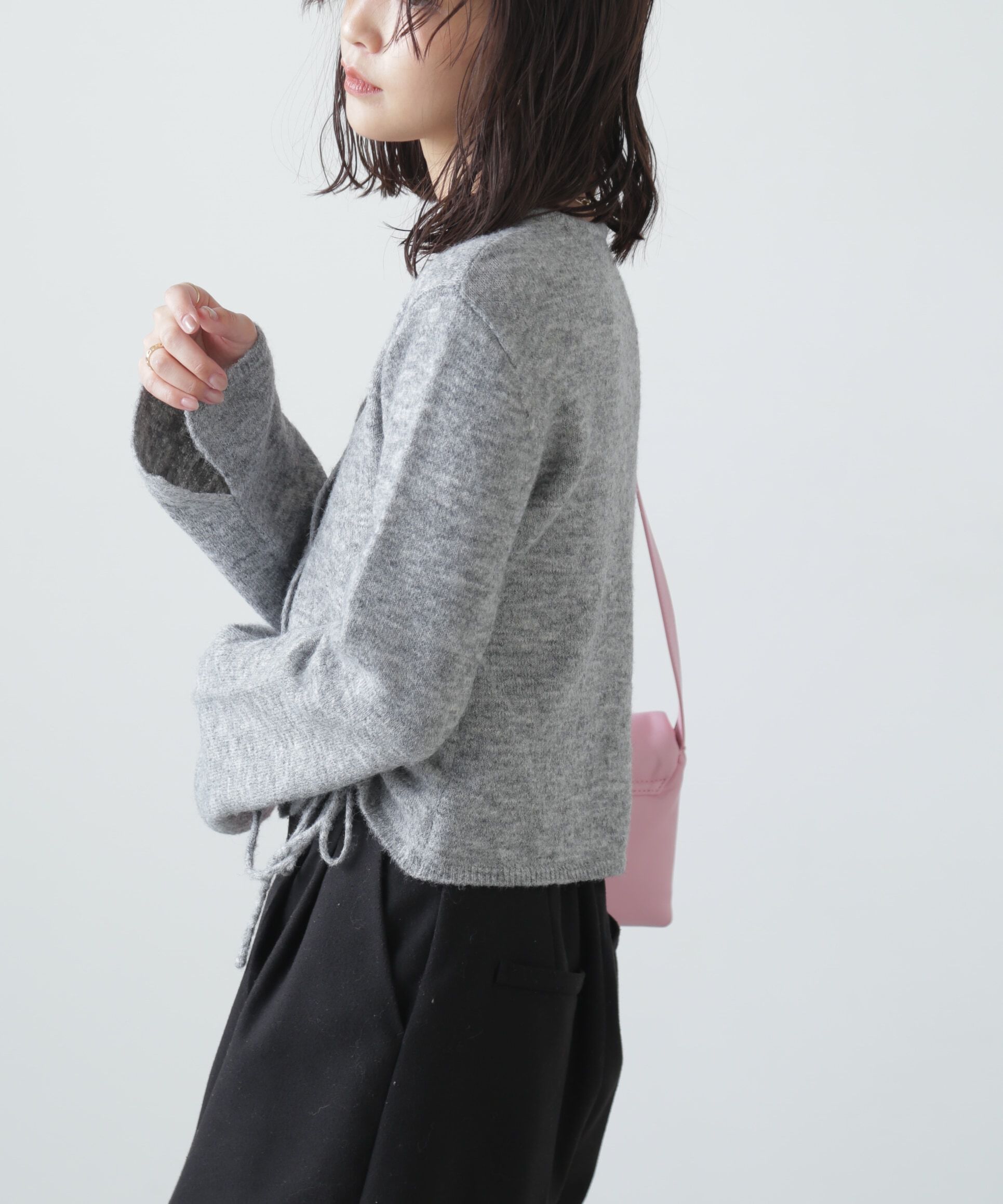  「ドロストクルーネックニット」|ニット・セーター|