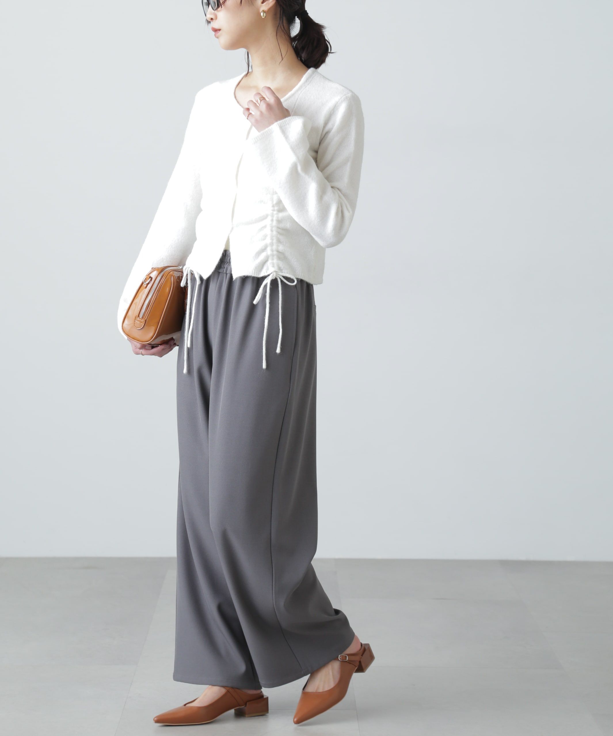  「ドロストクルーネックニット」|ニット・セーター|