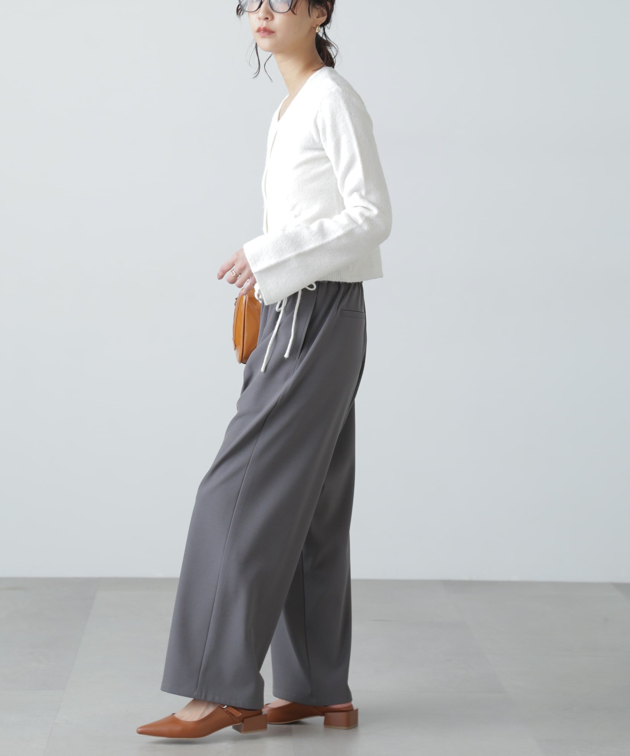  「ドロストクルーネックニット」|ニット・セーター|