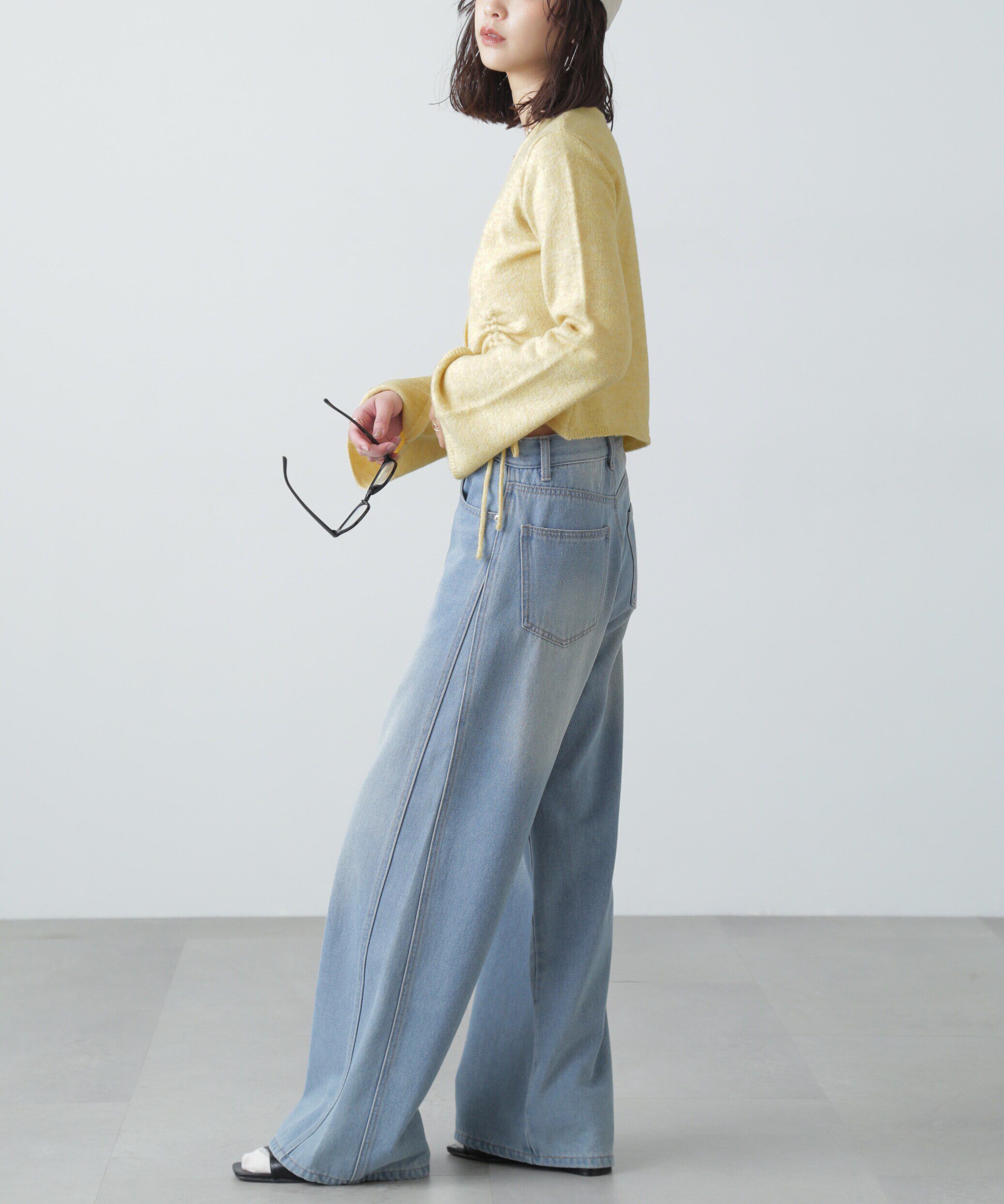  「ドロストクルーネックニット」|ニット・セーター|