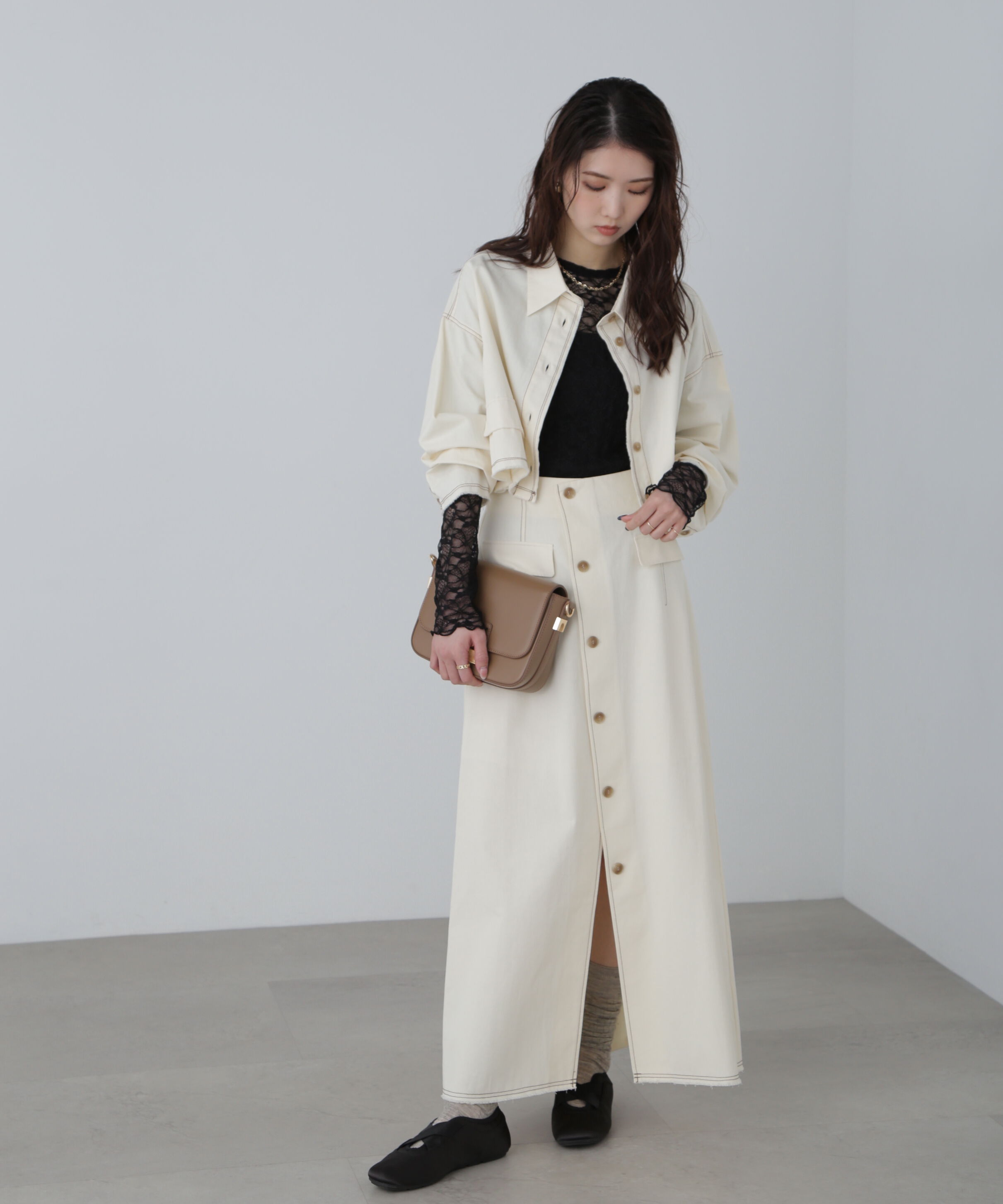  「〈セットアップ対応〉クロップドフリンジブルゾン」|ブルゾン・スタジャン|