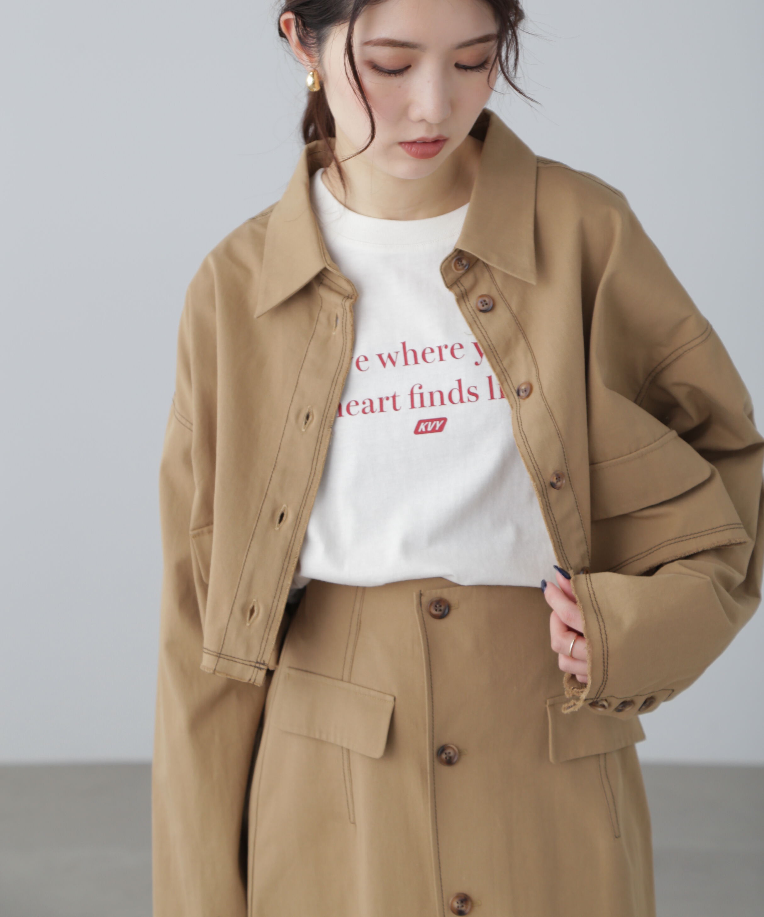  「〈セットアップ対応〉クロップドフリンジブルゾン」|ブルゾン・スタジャン|