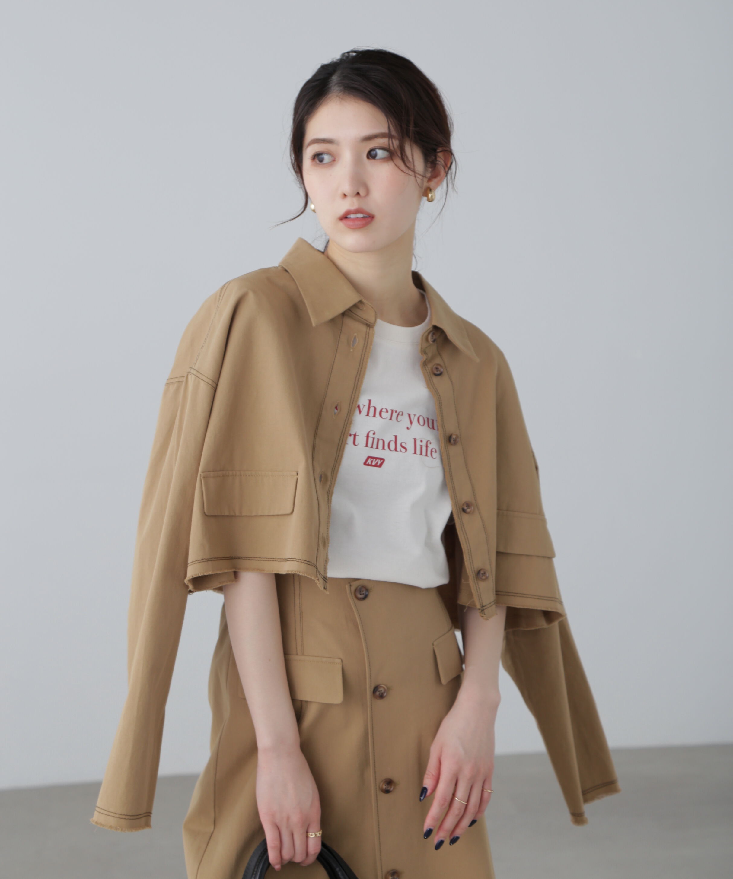  「〈セットアップ対応〉クロップドフリンジブルゾン」|ブルゾン・スタジャン|