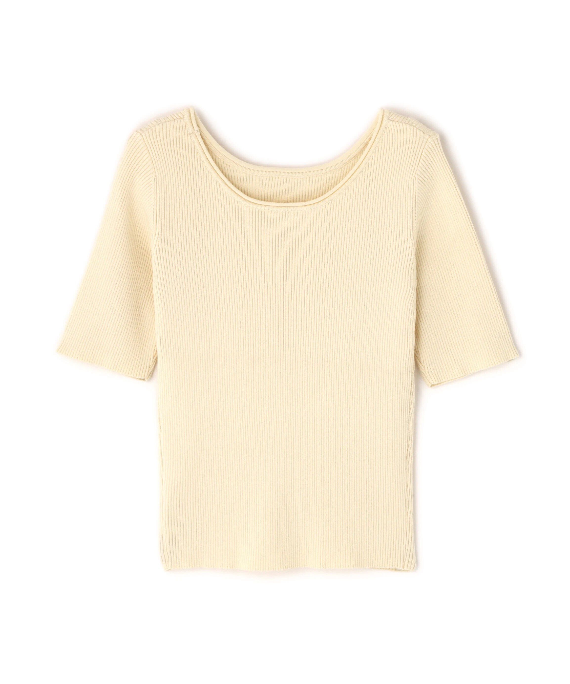  「〈洗える〉マシンウォッシャブル前後２ＷＡＹ５分袖ニット」|ニット・セーター|