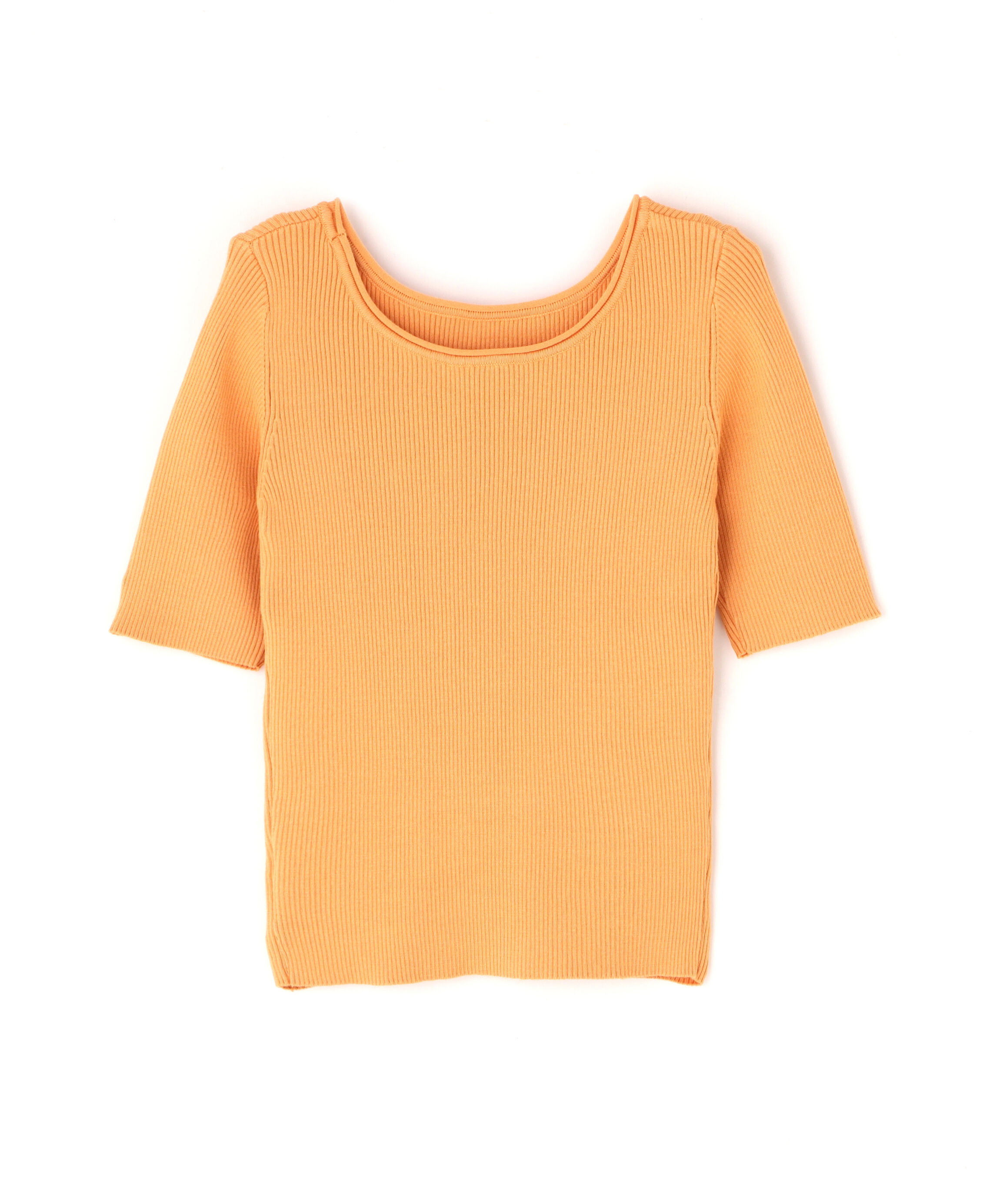  「〈洗える〉マシンウォッシャブル前後２ＷＡＹ５分袖ニット」|ニット・セーター|