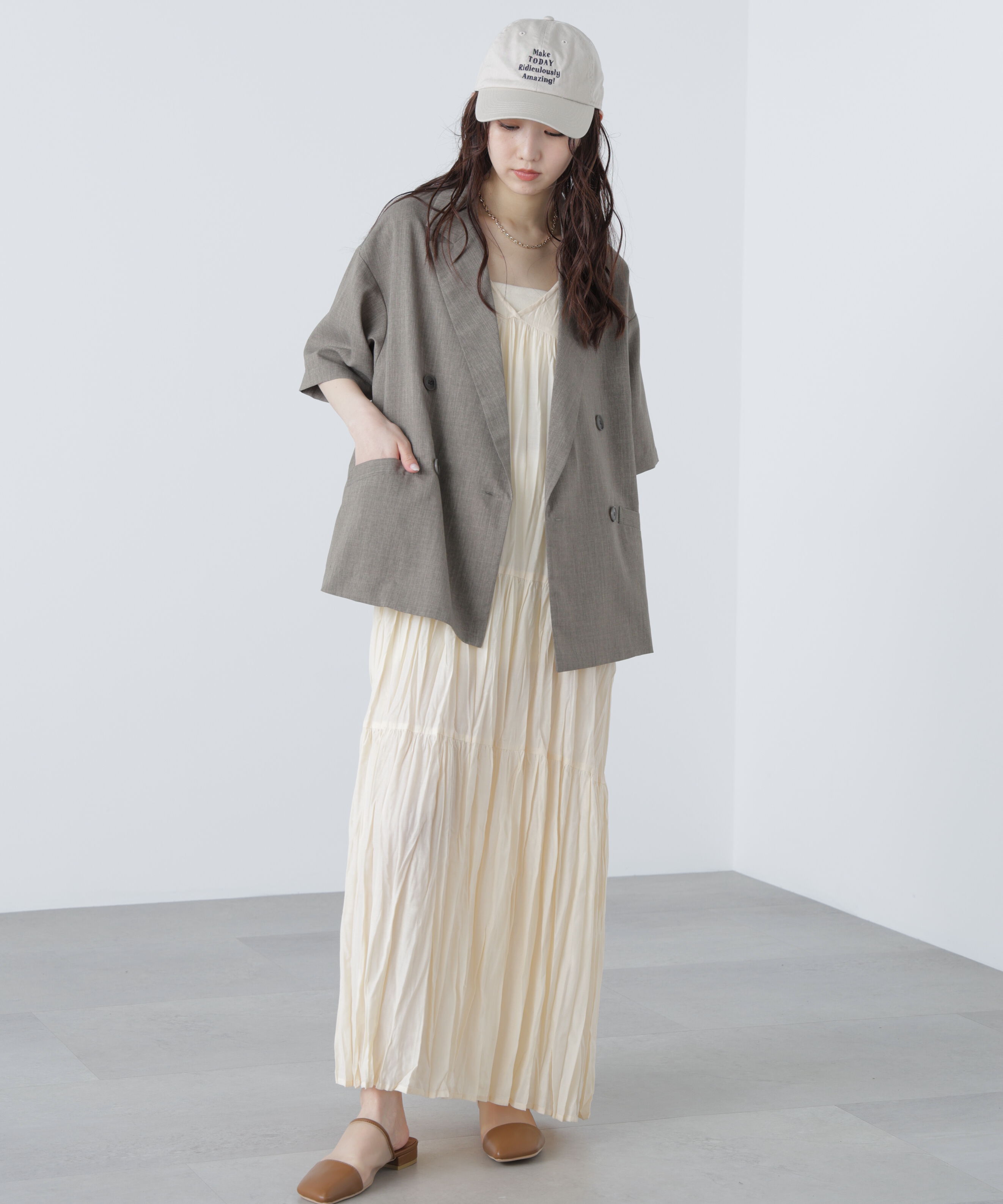  「半袖オーバーサイズジャケット」|その他|