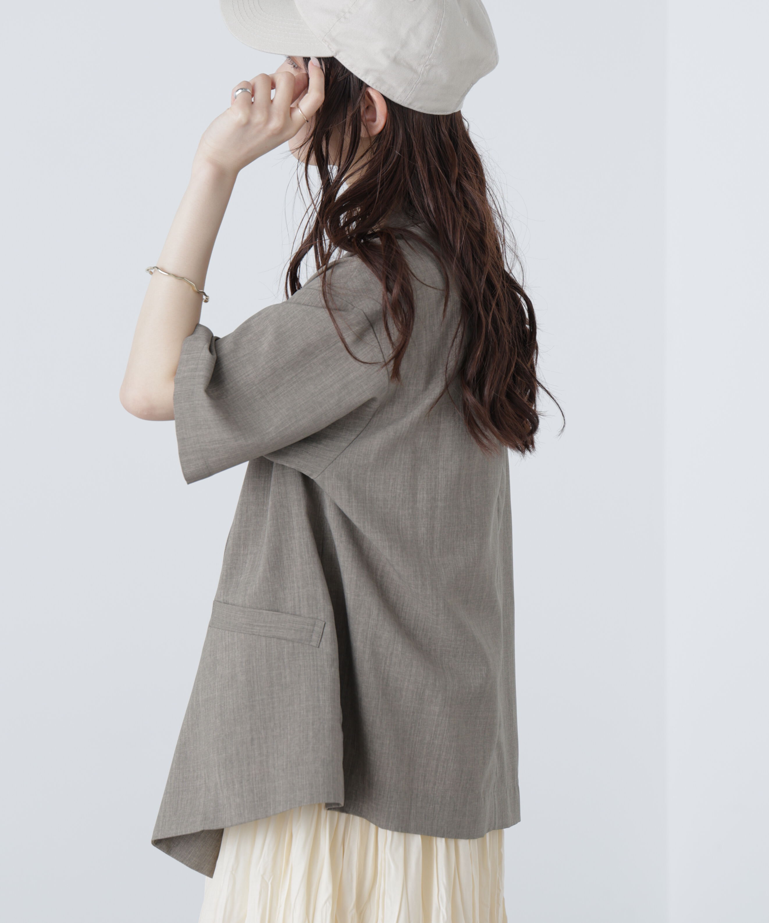  「半袖オーバーサイズジャケット」|その他|