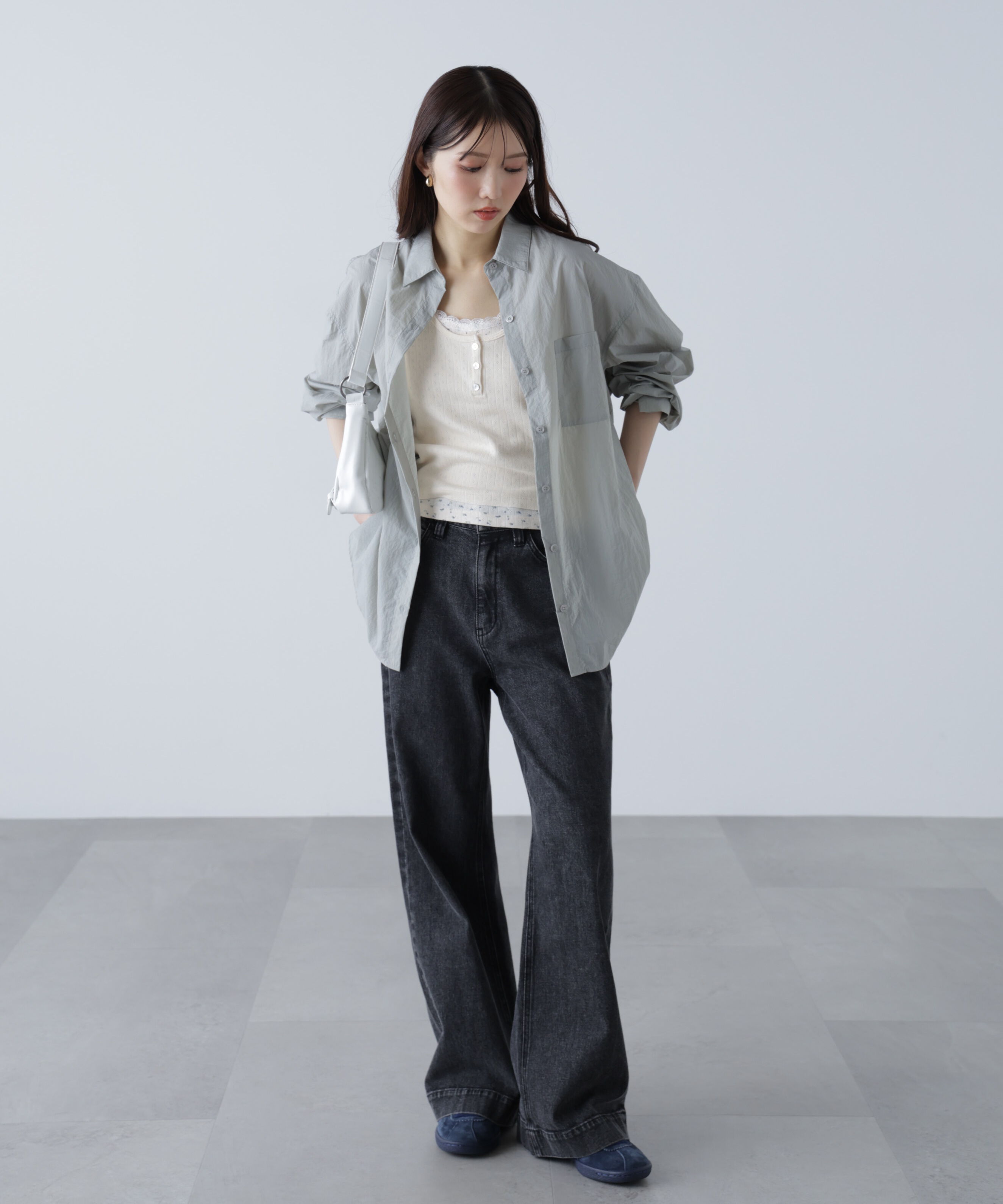  「ナイロンベーシックシャツ」|シャツ・ブラウス|