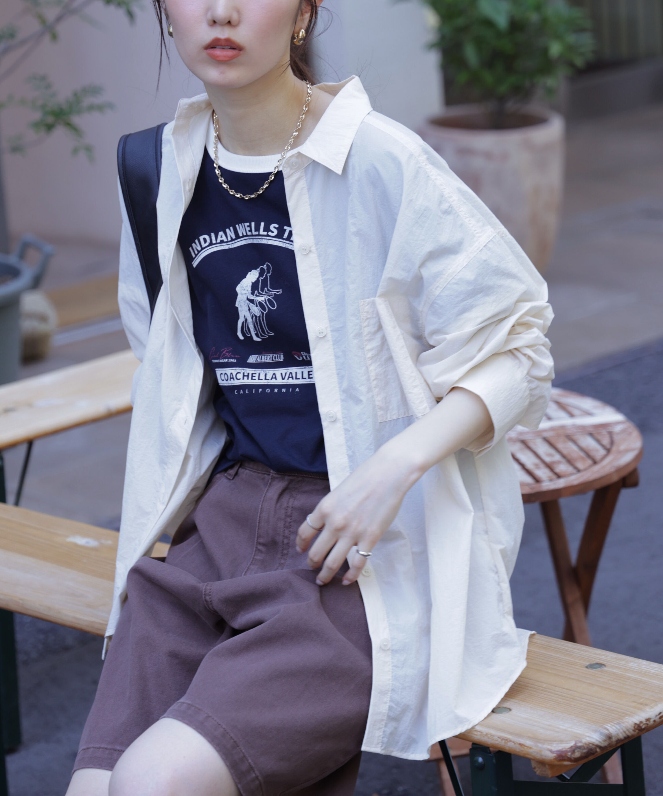  「ナイロンベーシックシャツ」|シャツ・ブラウス|