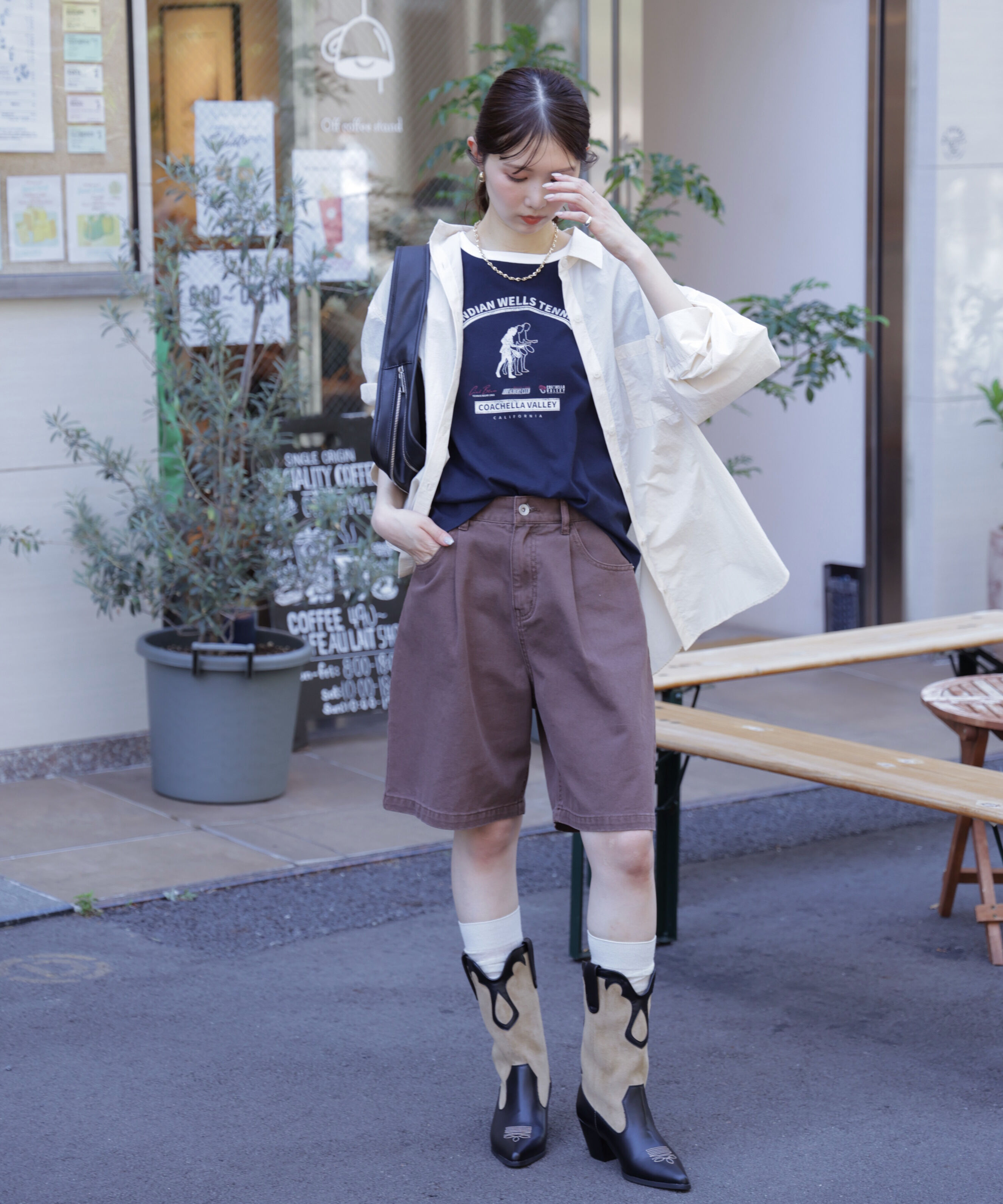  「ナイロンベーシックシャツ」|シャツ・ブラウス|