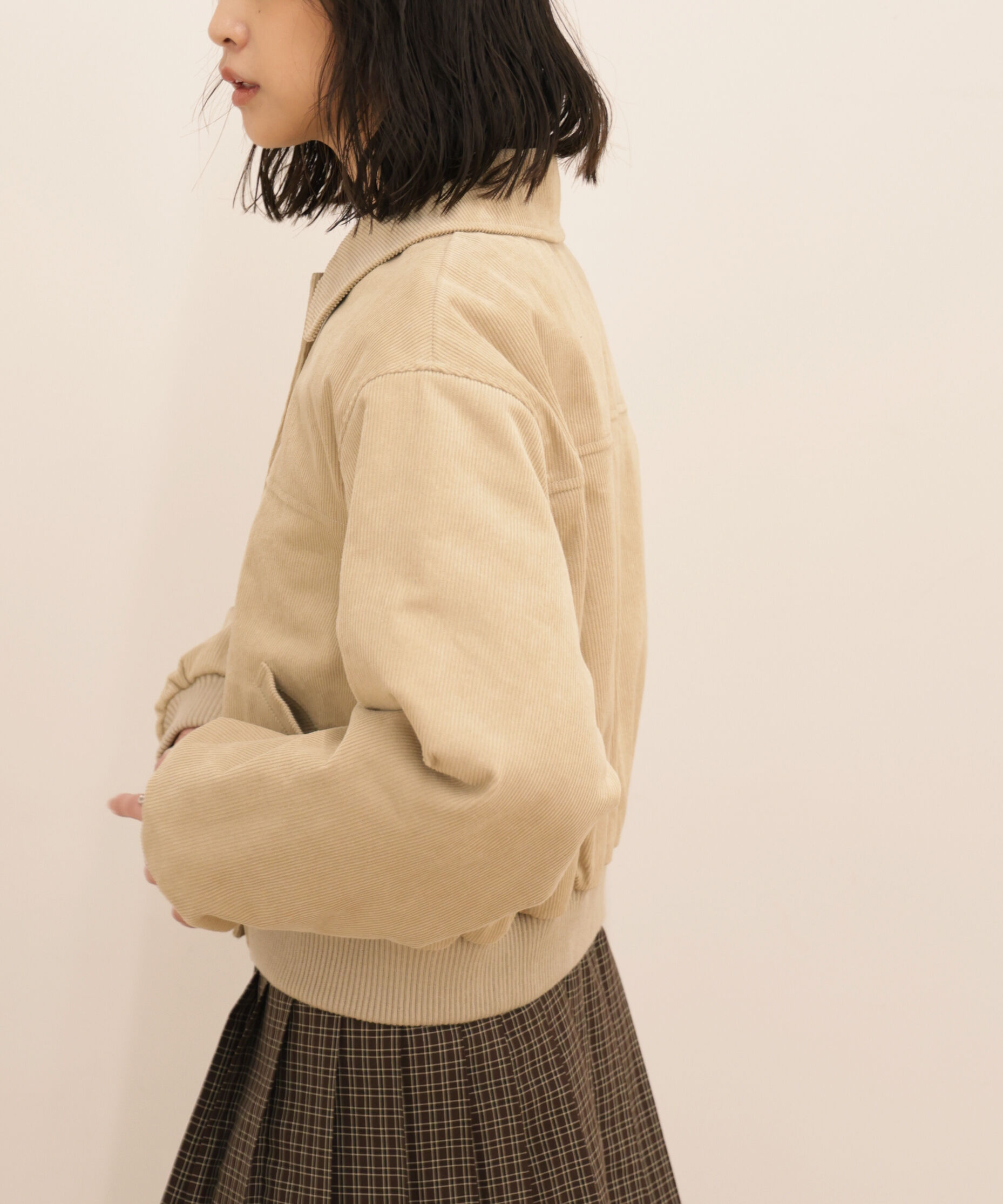  「コーデュロイ中綿ブルゾン」|ブルゾン・スタジャン|