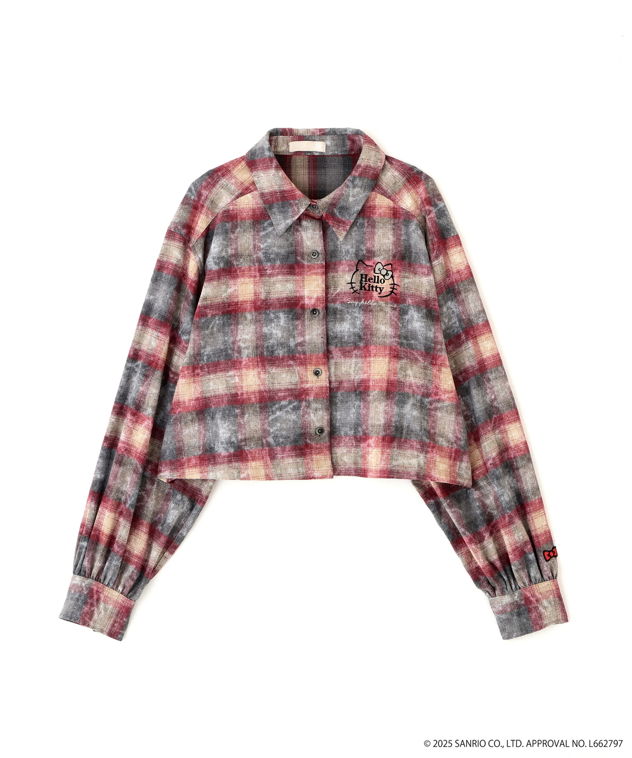  「サンリオキャラクターズコラボ CHECK SHIRT チェックシャツ」|シャツ・ブラウス|