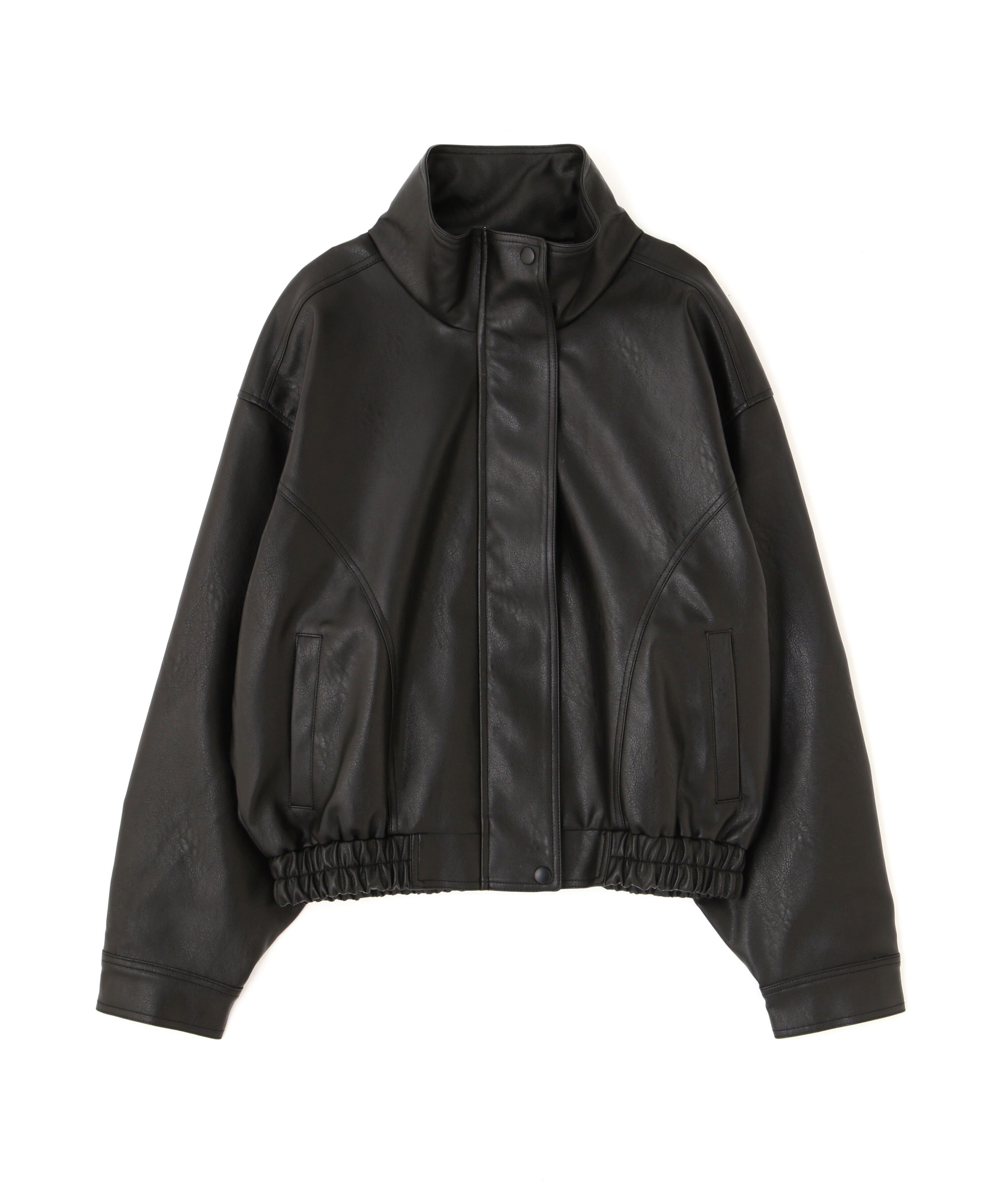  「スタンド合皮ブルゾン」|ブルゾン・スタジャン|