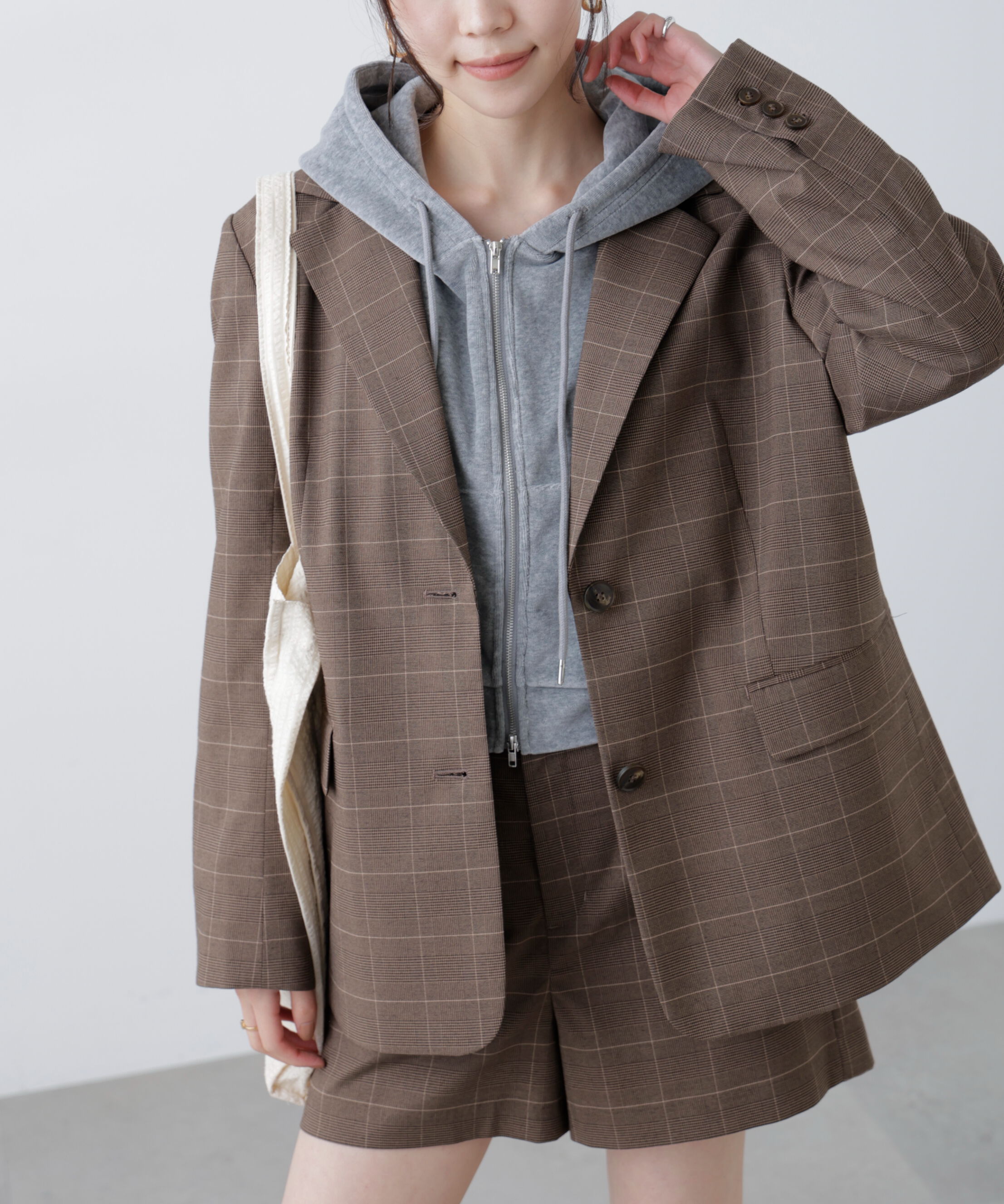  「〈セットアップ対応〉オーバーサイズシングルジャケット」|その他|