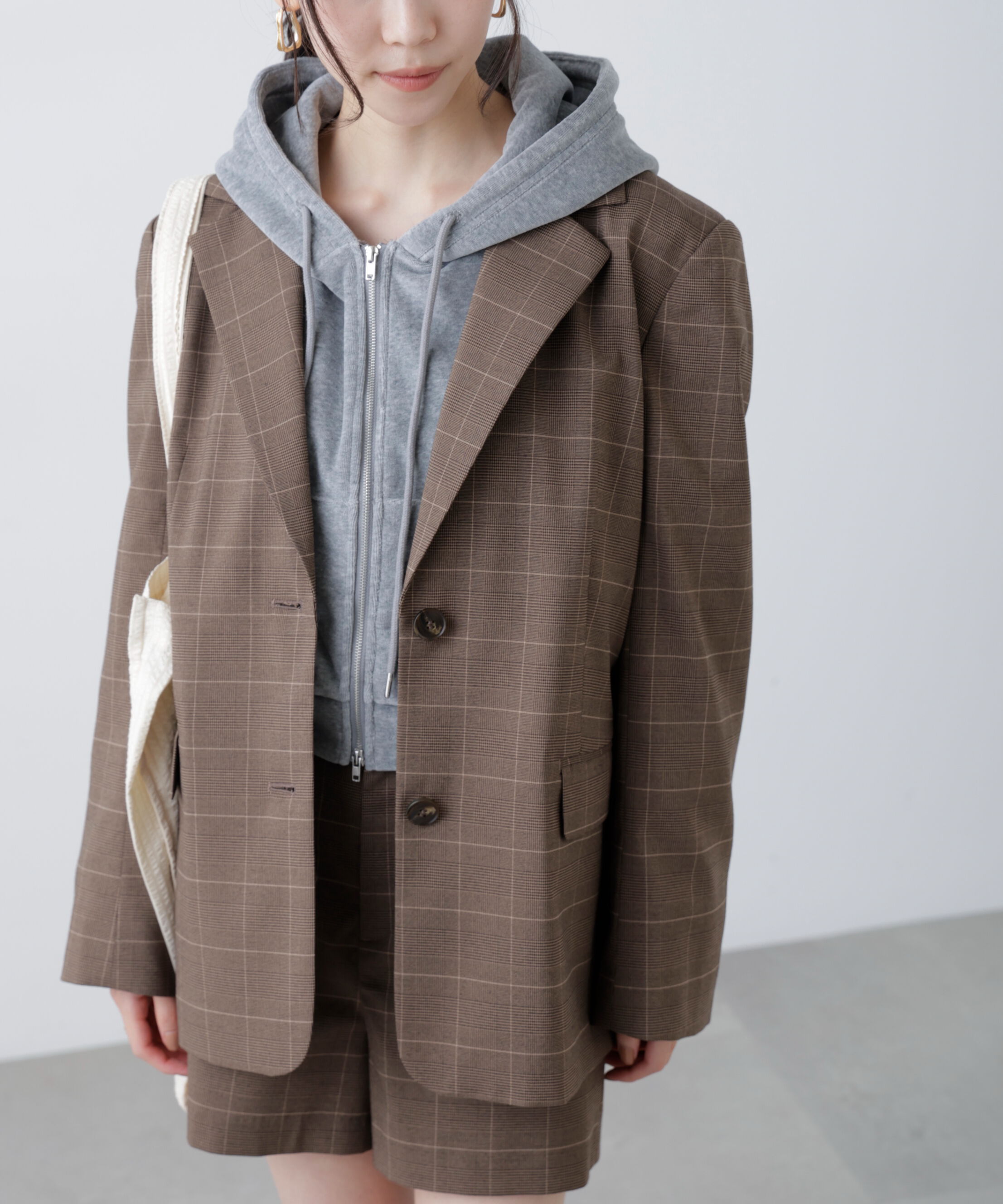  「〈セットアップ対応〉オーバーサイズシングルジャケット」|その他|