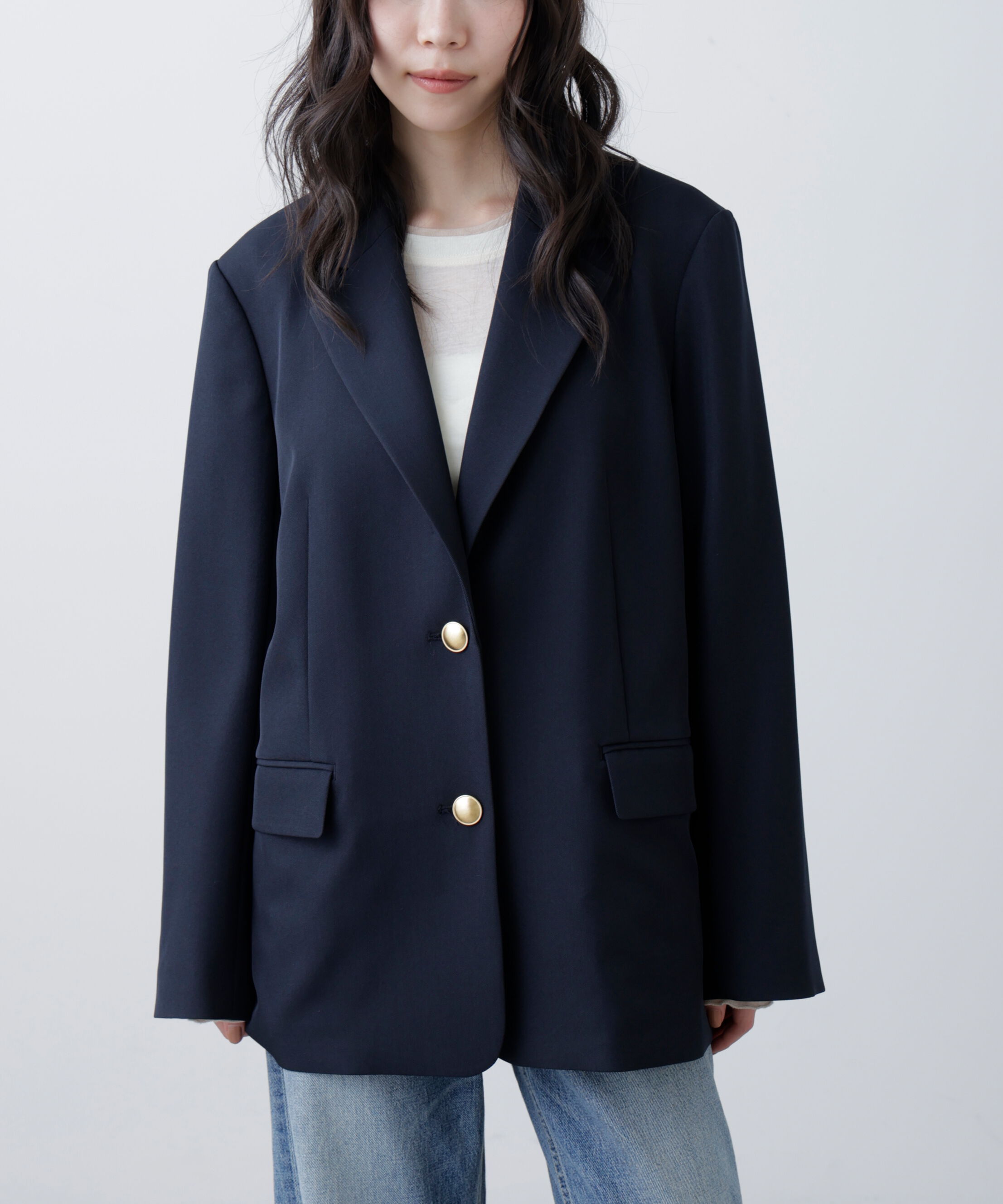  「〈セットアップ対応〉オーバーサイズシングルジャケット」|その他|