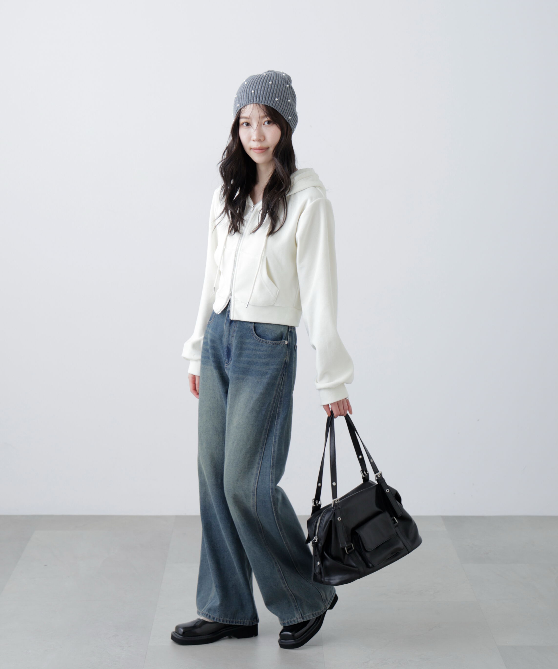  「Ｗジップベロアパーカー」|Tシャツ・カットソー|