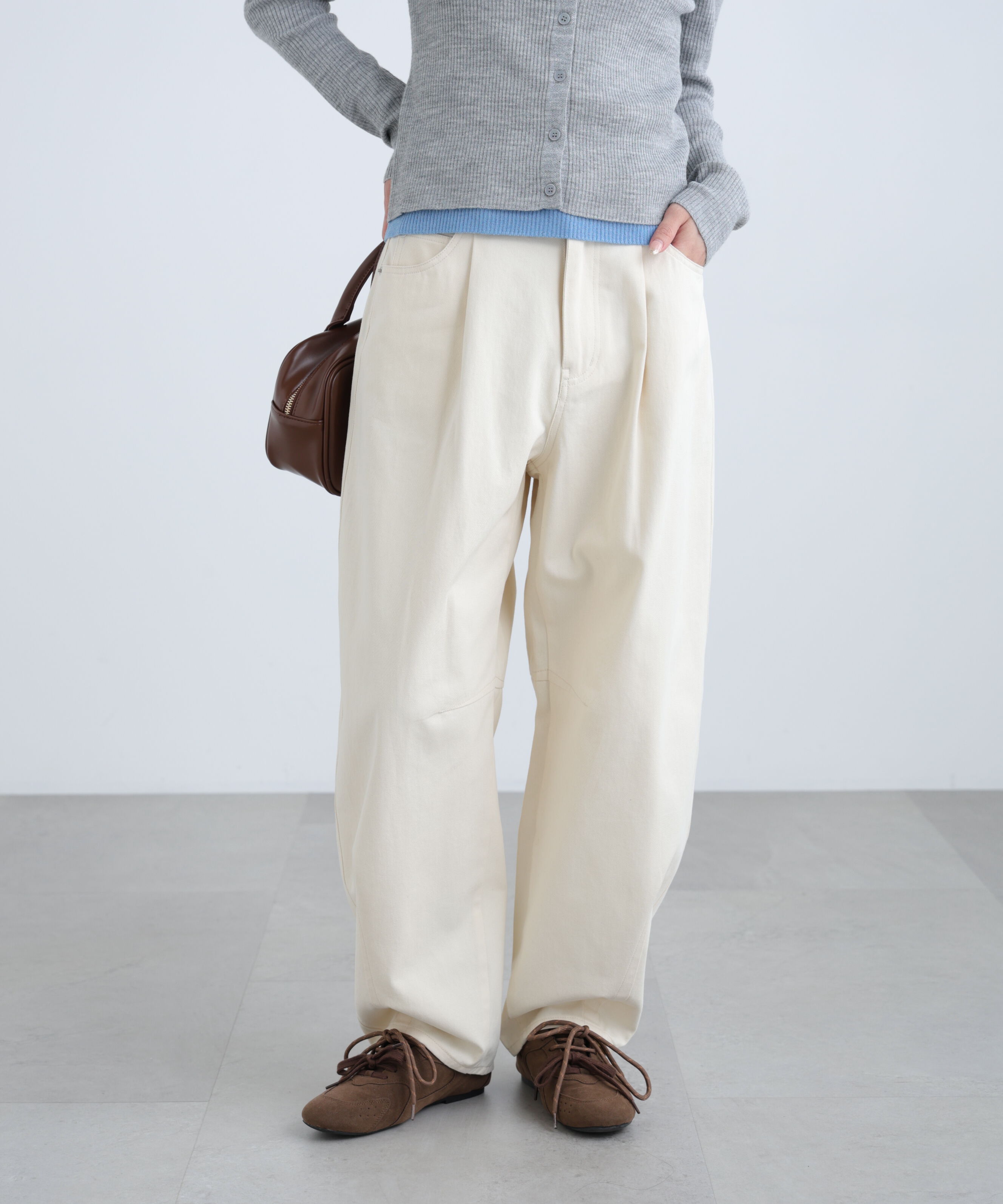  「[低身長サイズ/Sシリーズ]ウォッシュドチノカーブパンツ」|その他|オフ