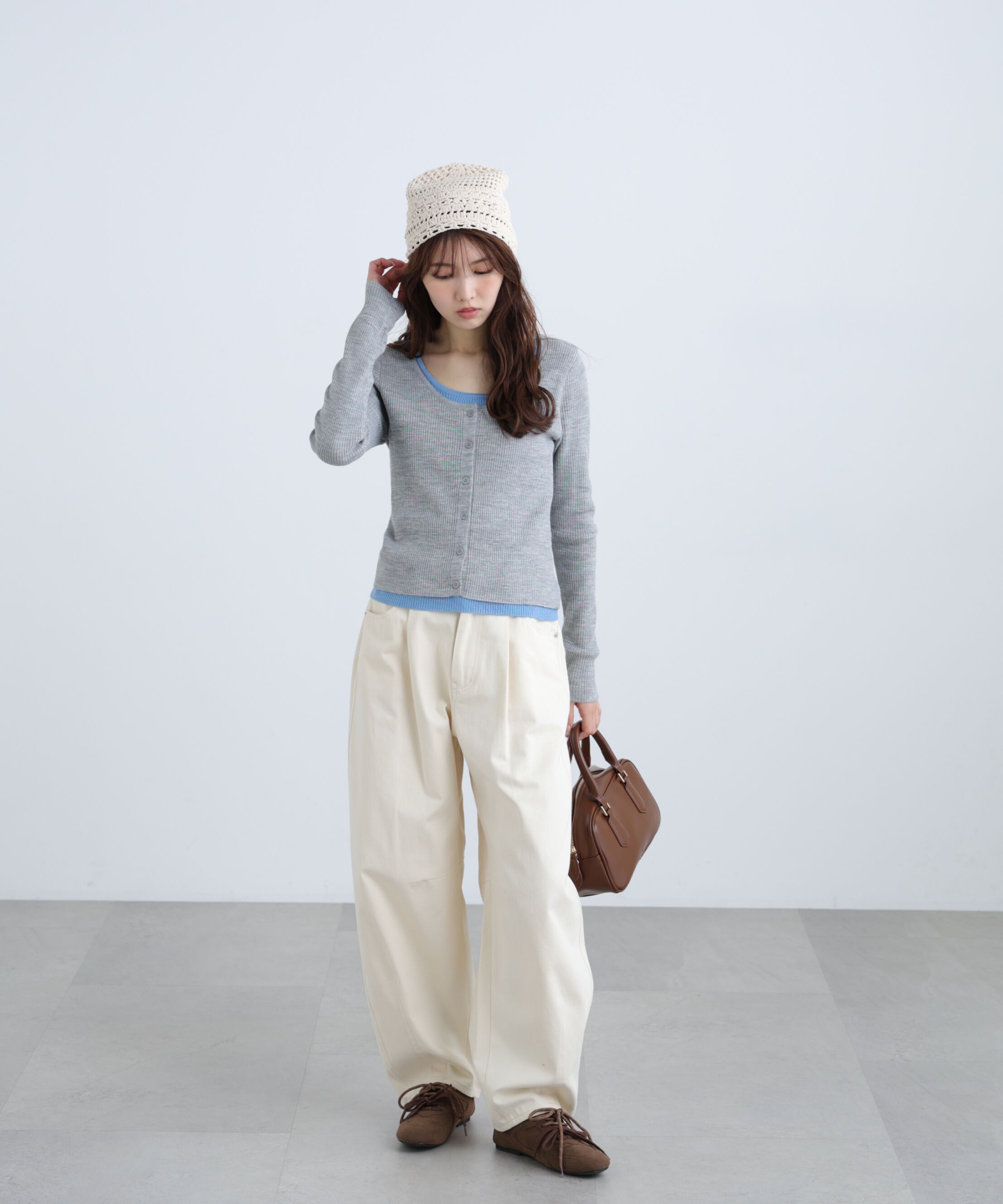  「[低身長サイズ/Sシリーズ]ウォッシュドチノカーブパンツ」|その他|