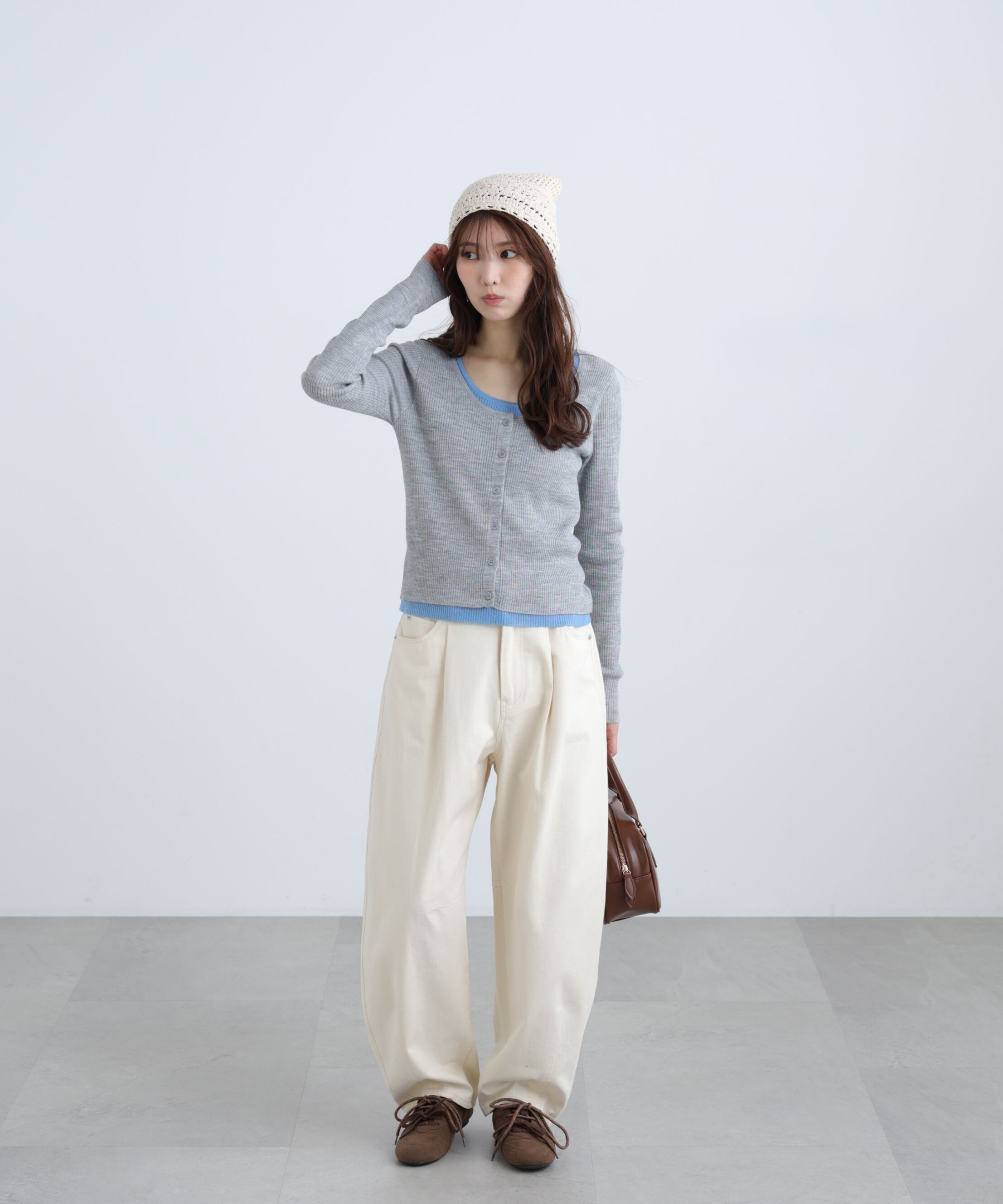  「[低身長サイズ/Sシリーズ]ウォッシュドチノカーブパンツ」|その他|