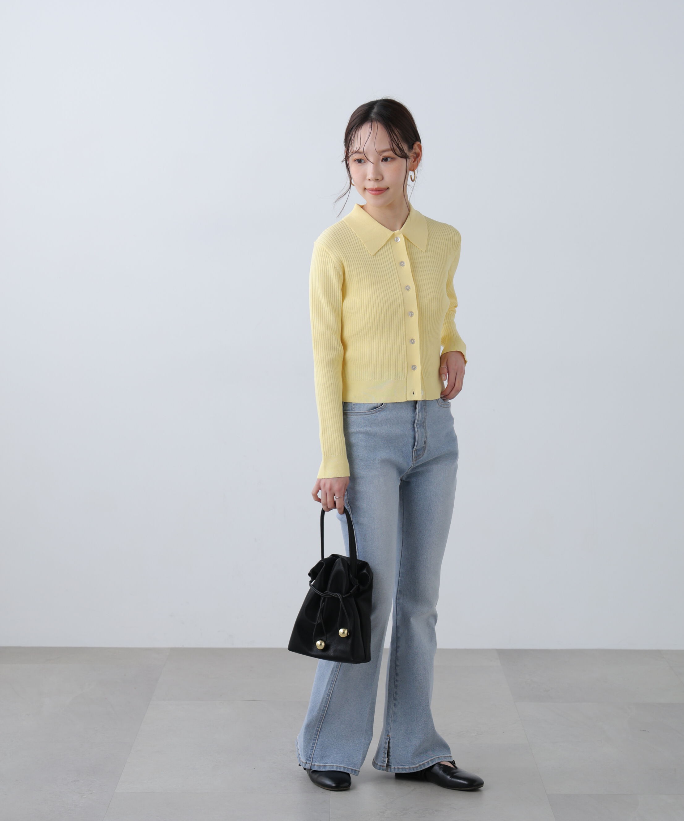  「きらきらボタンニット〈MFM〉」|ニット・セーター|