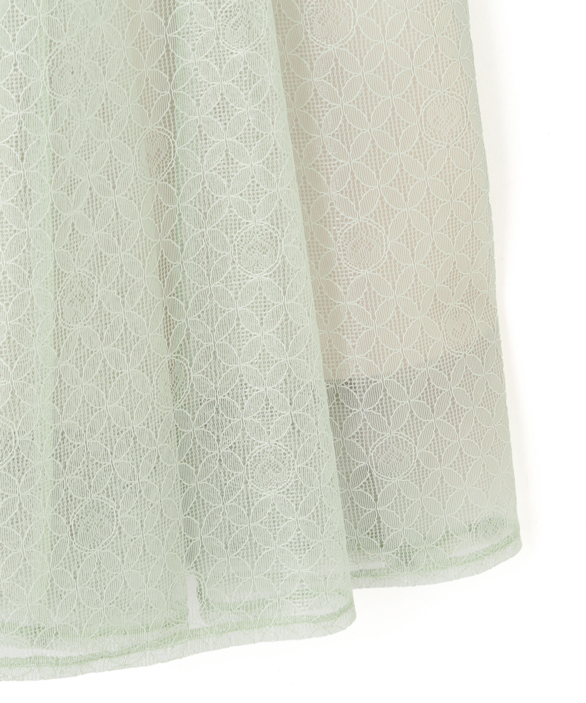  「シャイニーレースフレアスカート」|スカート|