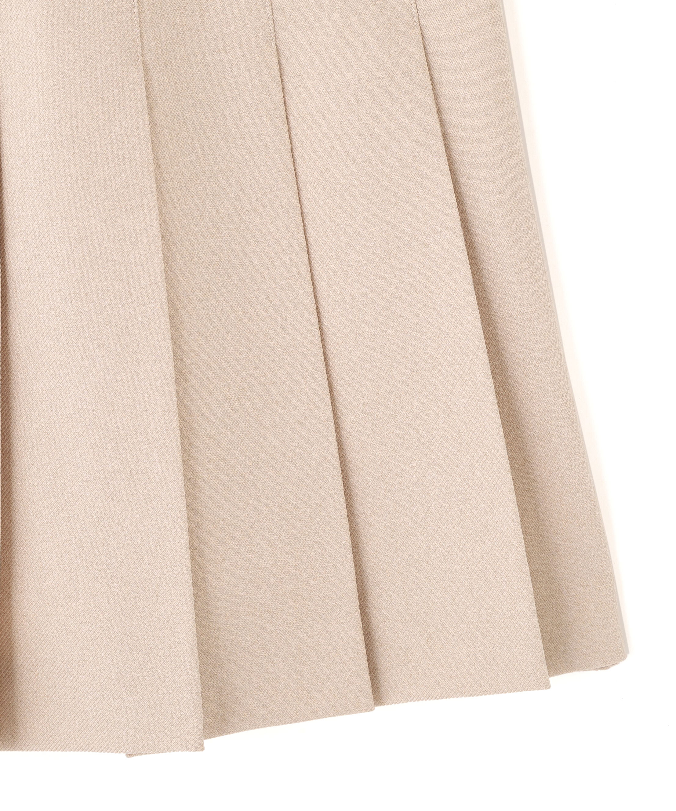  「サイドベルトプリーツミニスカート」|スカート|