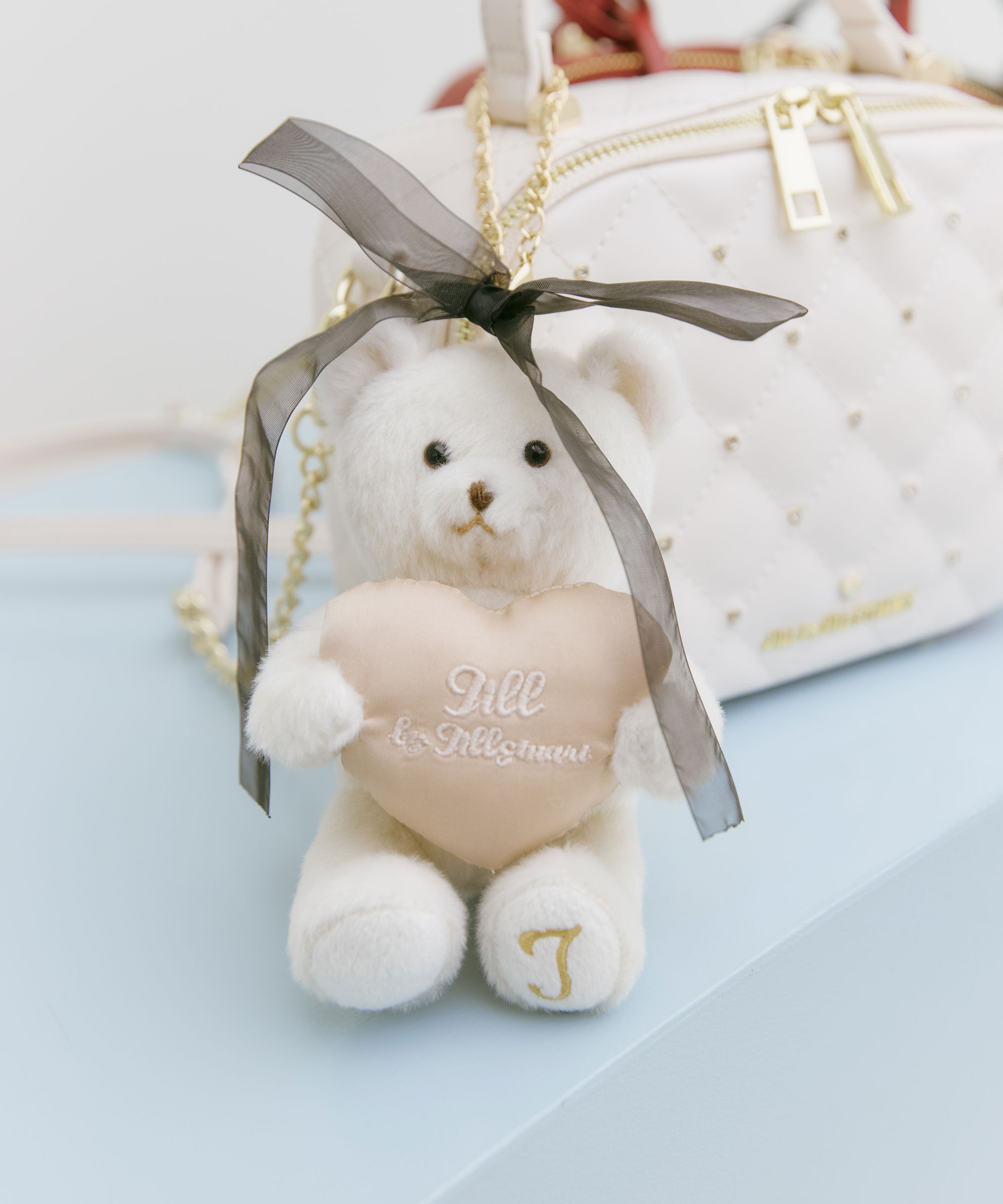  「＜BEARシリーズ＞バレンタインベアチャーム」|その他|ホワイト