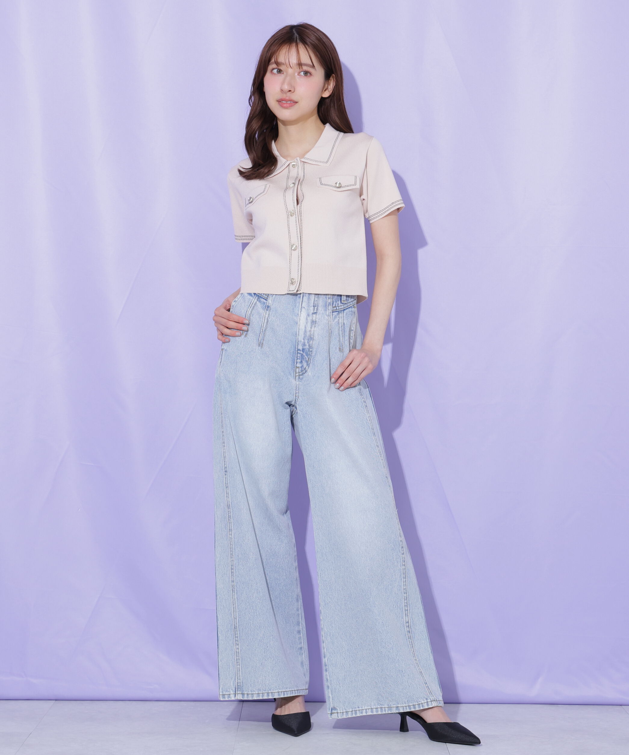  「構築パネルワイドデニム」|その他|