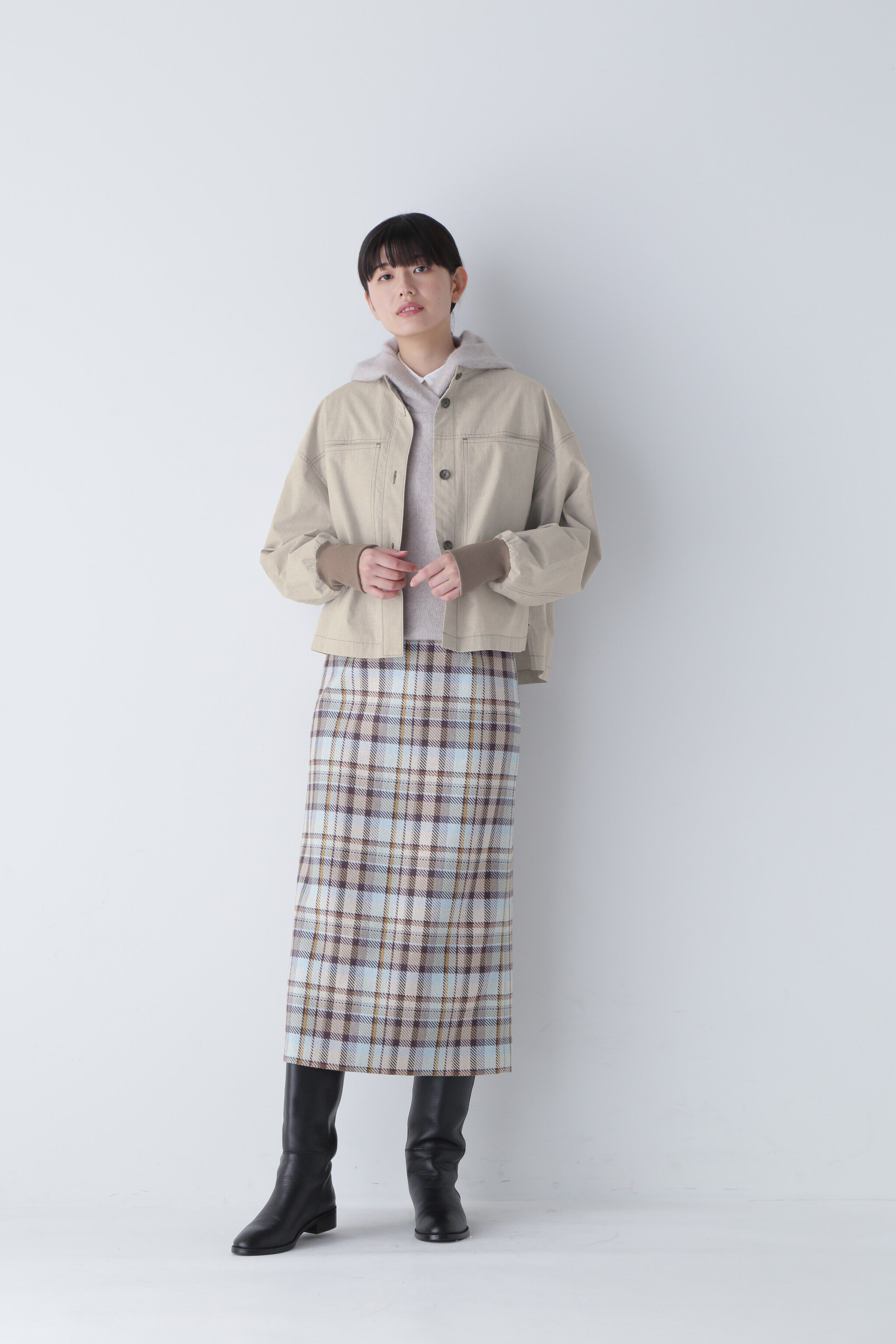  「◆３０／－リサイクル混コットンウェザーブルゾン」|ブルゾン・スタジャン|