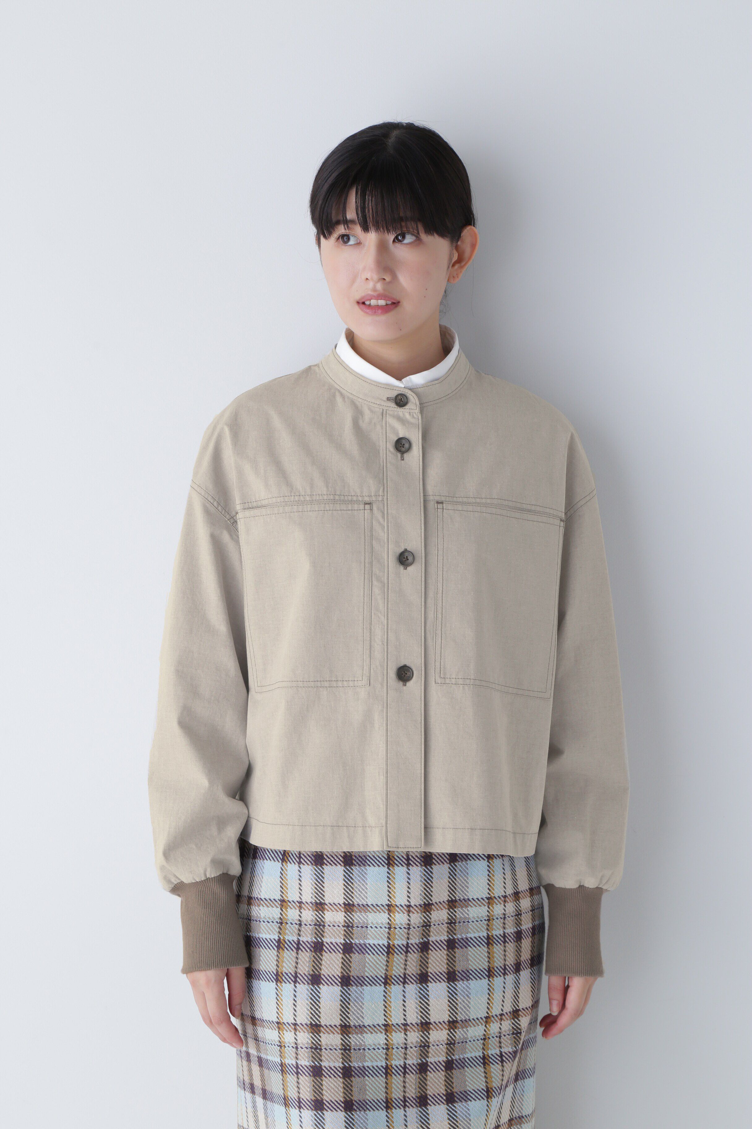  「◆３０／－リサイクル混コットンウェザーブルゾン」|ブルゾン・スタジャン|