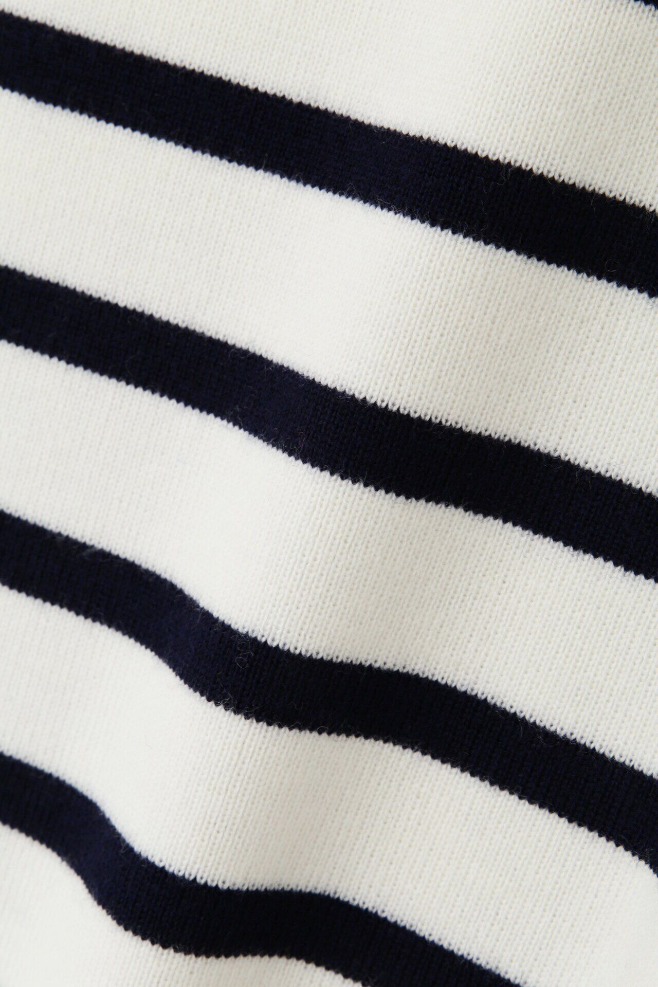  「◆袖ボタン付きボーダーニット」|ニット・セーター|