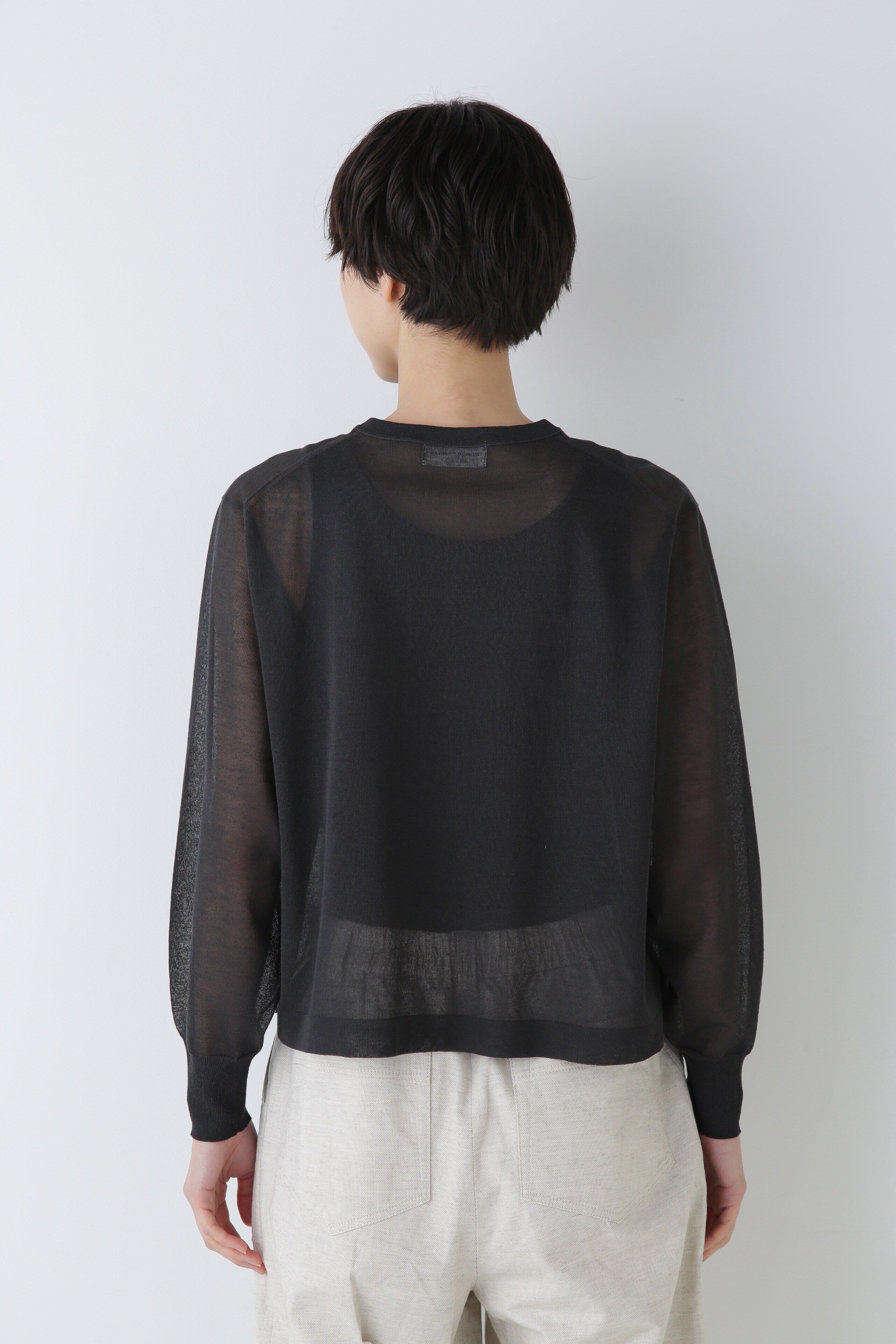  「◆シアーハイゲージニットジップアップカーディガン」|ニット・セーター|