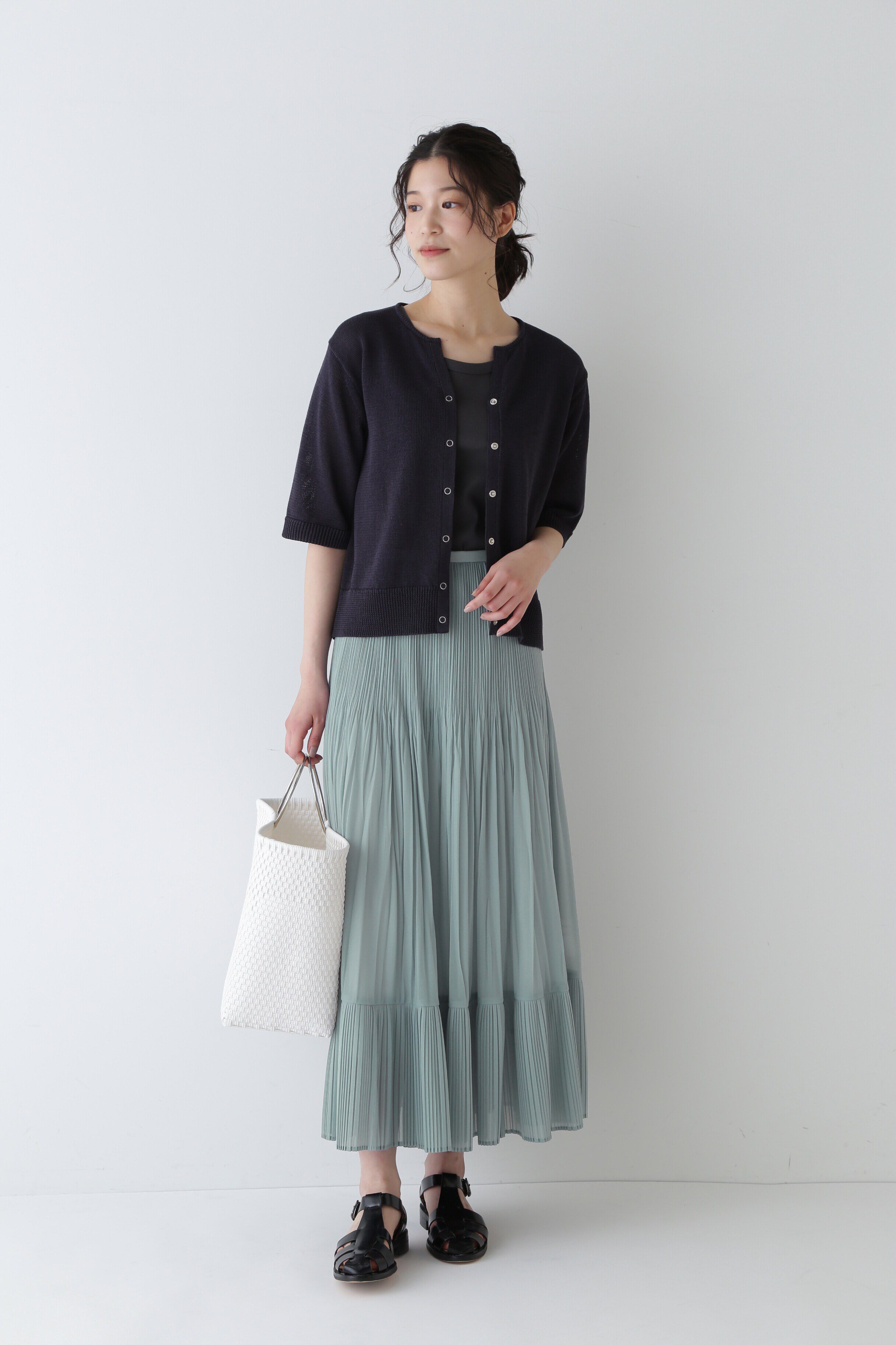  「◆オーガンジープリーツスカート」|スカート|