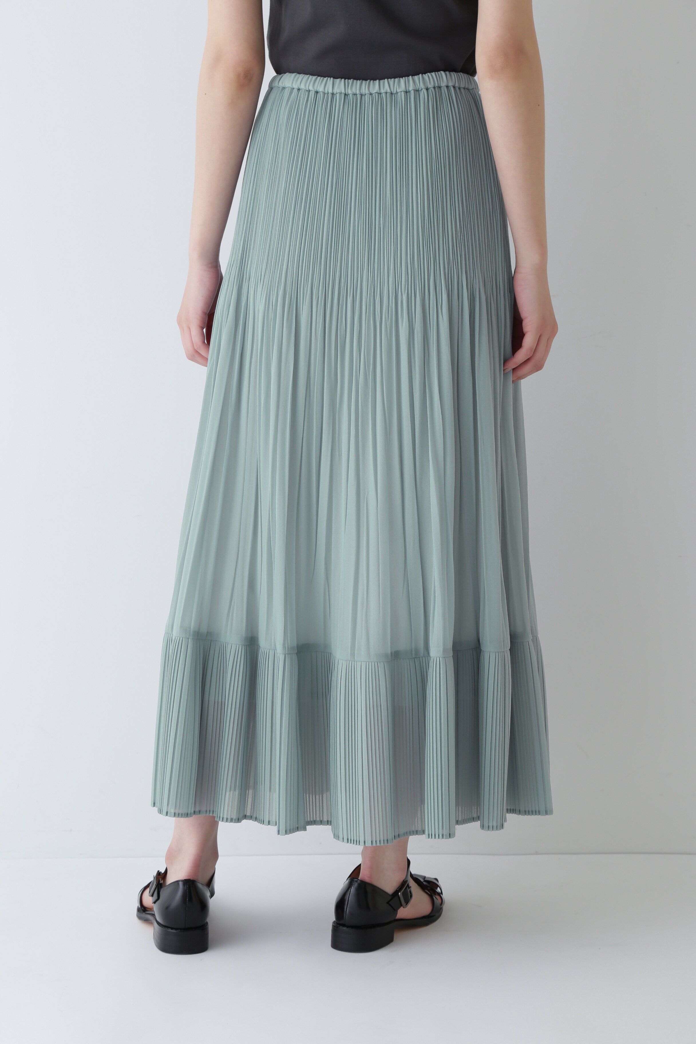  「◆オーガンジープリーツスカート」|スカート|