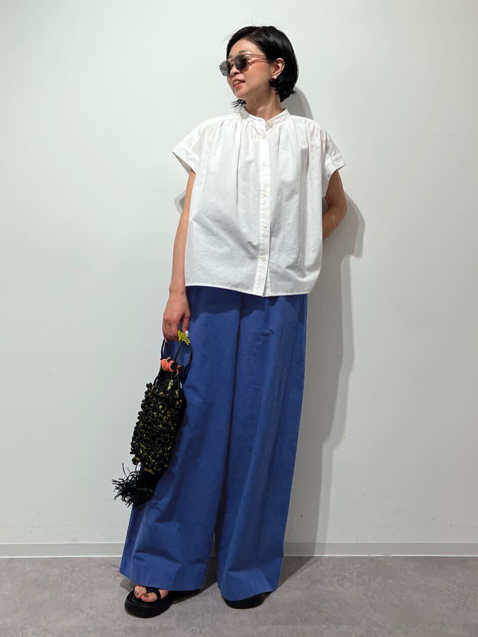  「◆綿麻ウェザー近江晒ワイドパンツ」|その他|