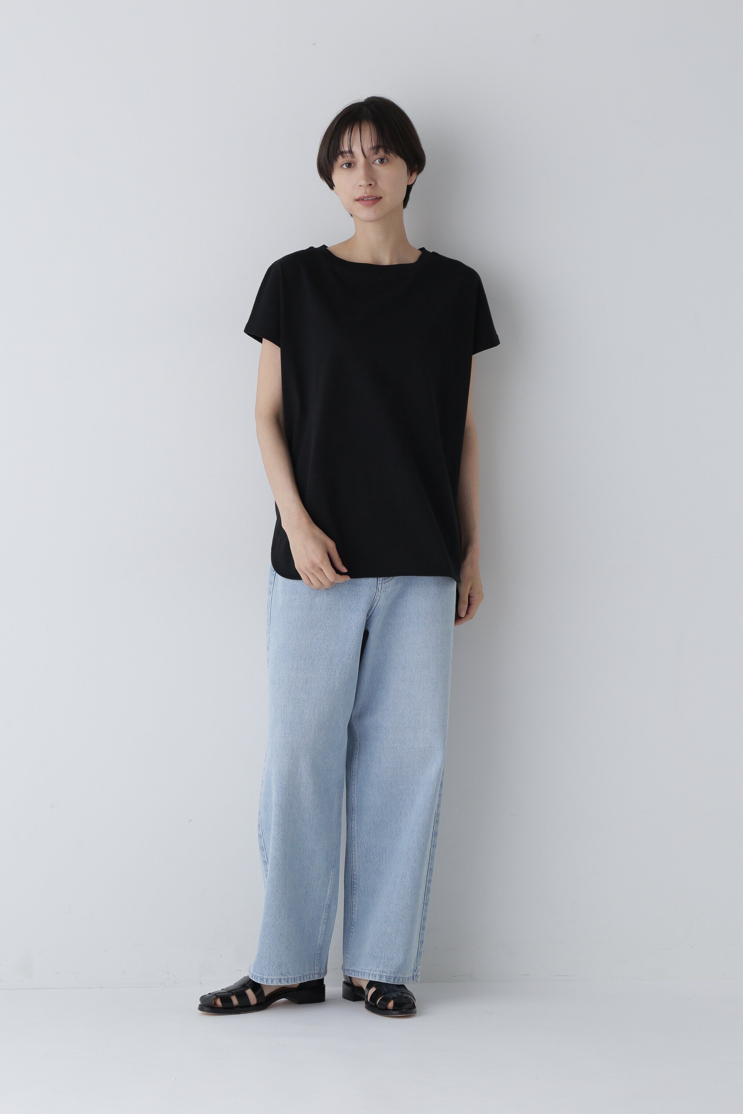  「◆フレンチスリーブ天竺Ｔシャツ」|Tシャツ・カットソー|