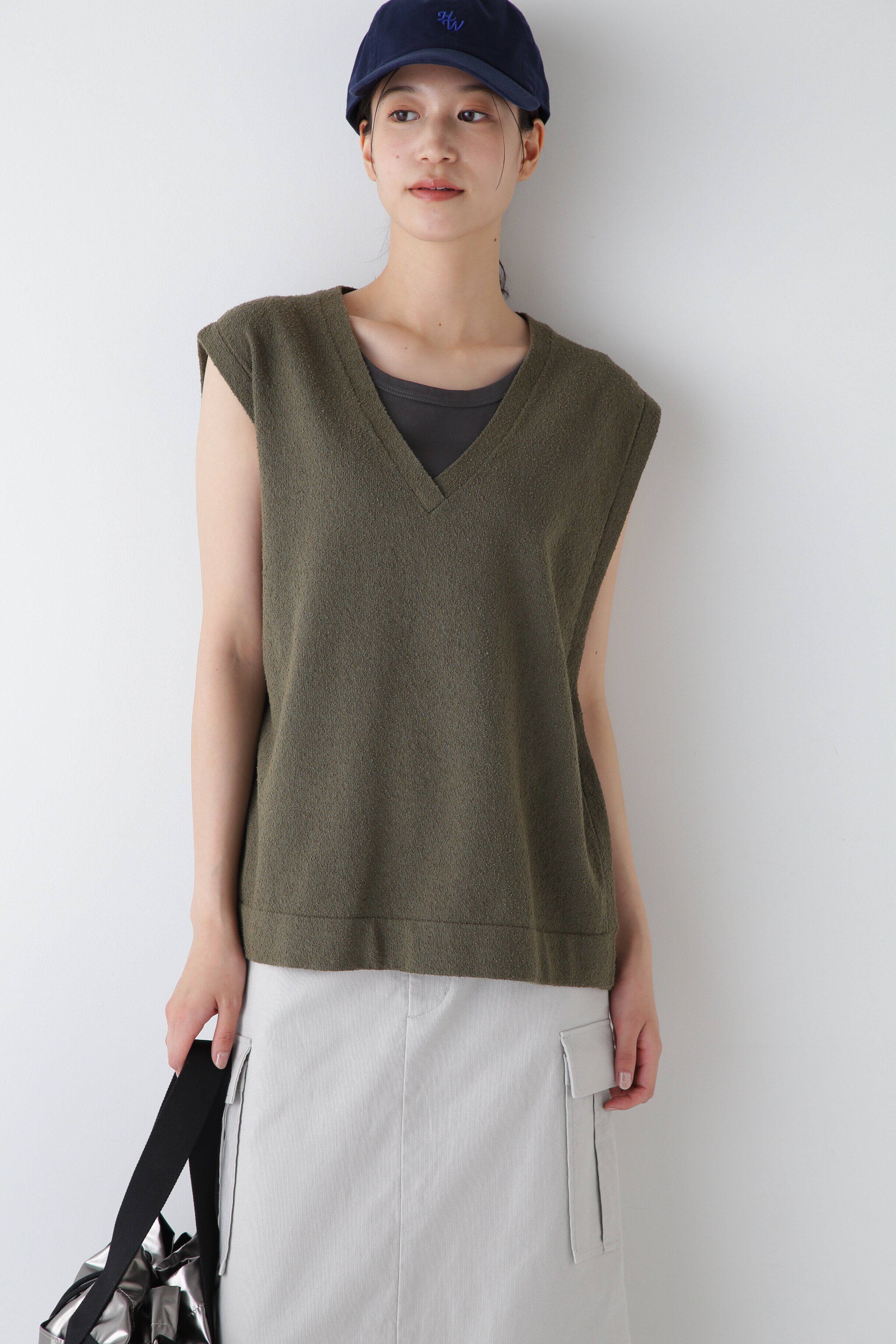  「◆ブークレベスト」|ニット・セーター|カーキ