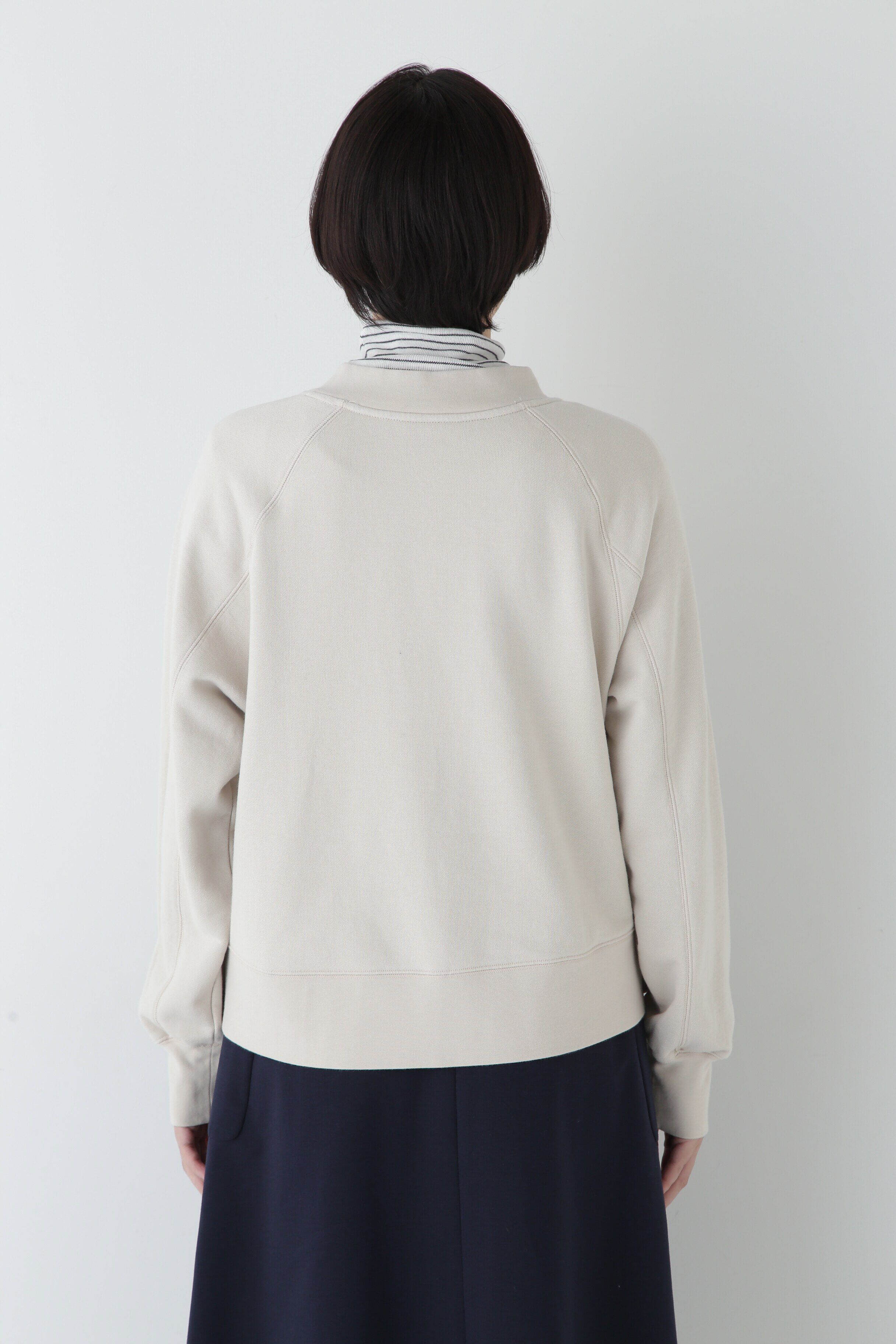  「◆モックネックジップトレーナー」|Tシャツ・カットソー|