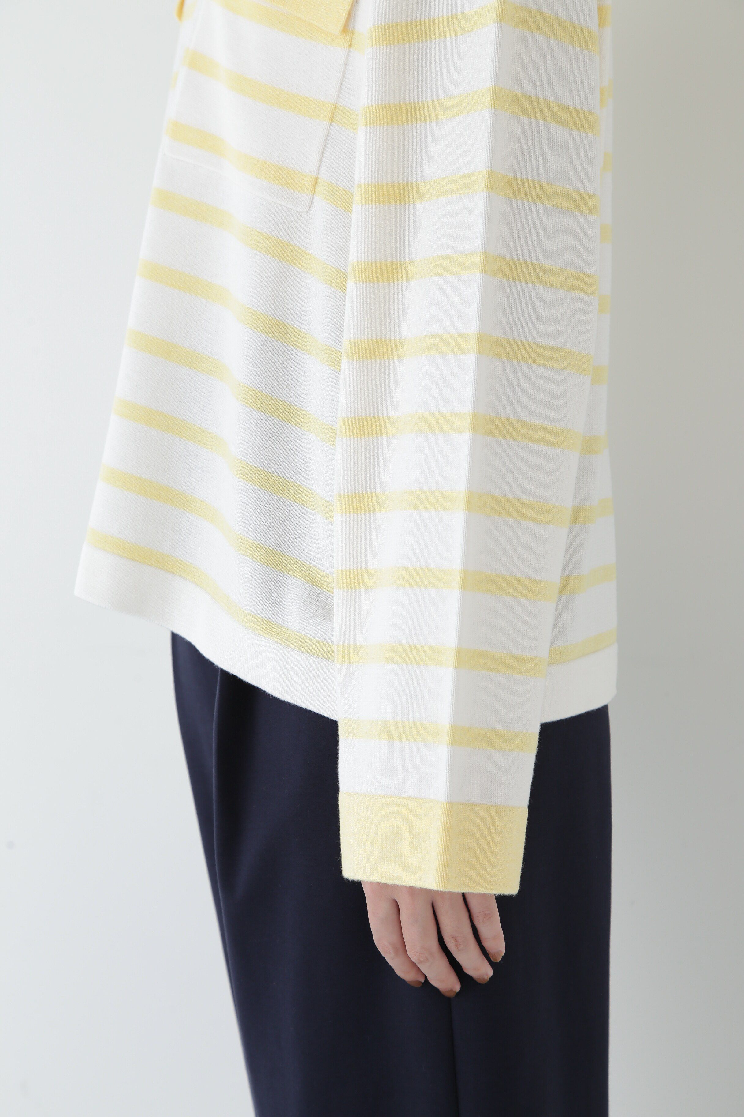  「◆【ウォッシャブル】梳毛ボーダープルオーバー」|ニット・セーター|